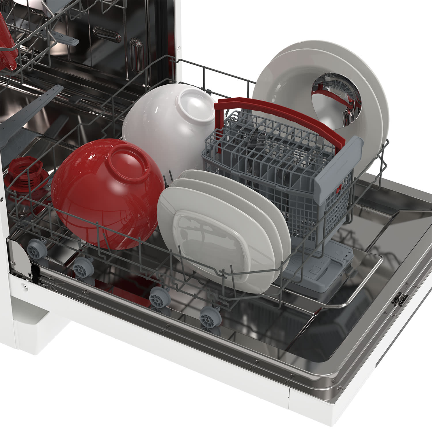 Εικόνα 4 του Sharp QW-NA23F47D4W-GR Πλυντήριο Πιάτων Ελεύθερο 59,80 cm