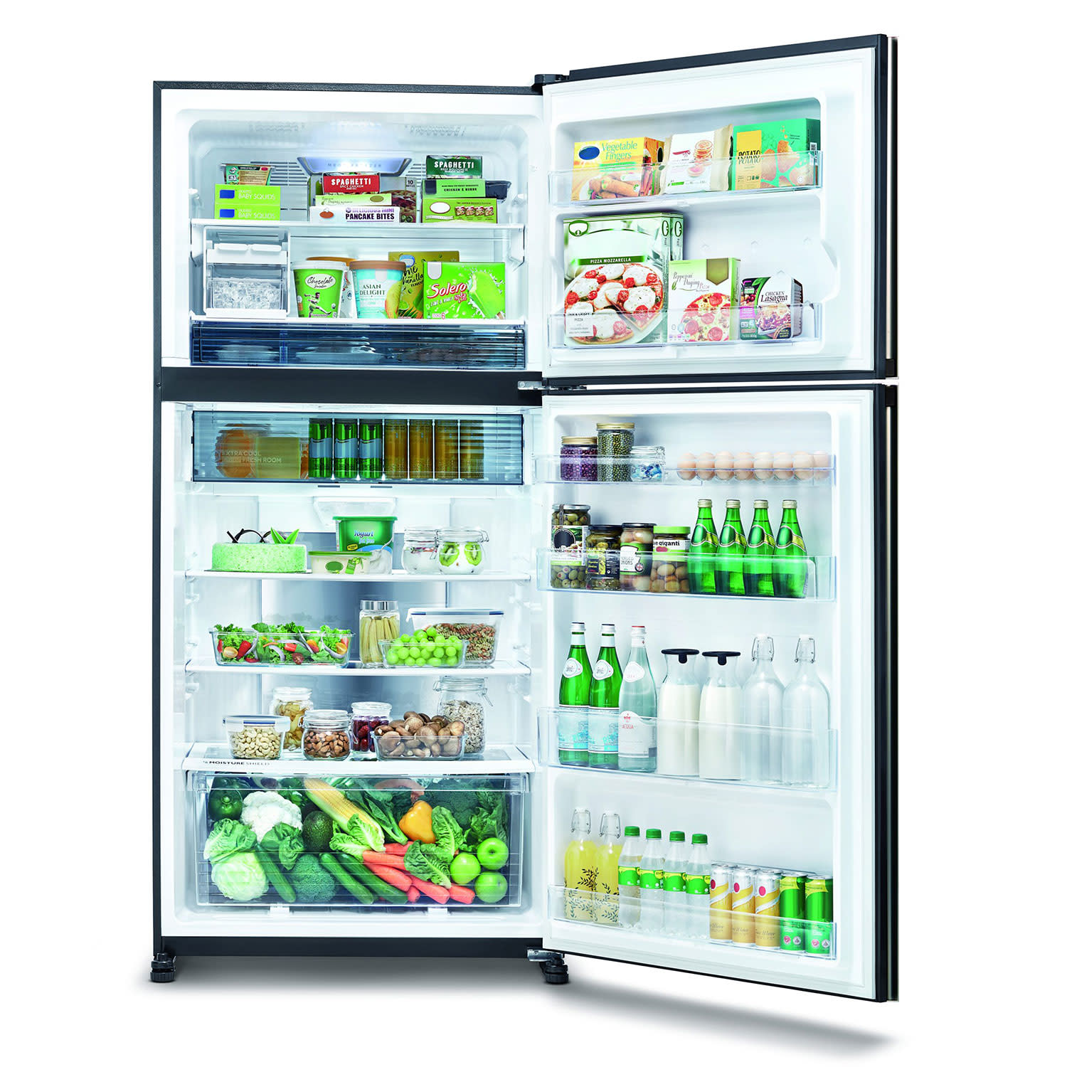 Εικόνα 3 του Sharp SJ-YG740G-BK Δίπορτο Ψυγείο Μαύρο