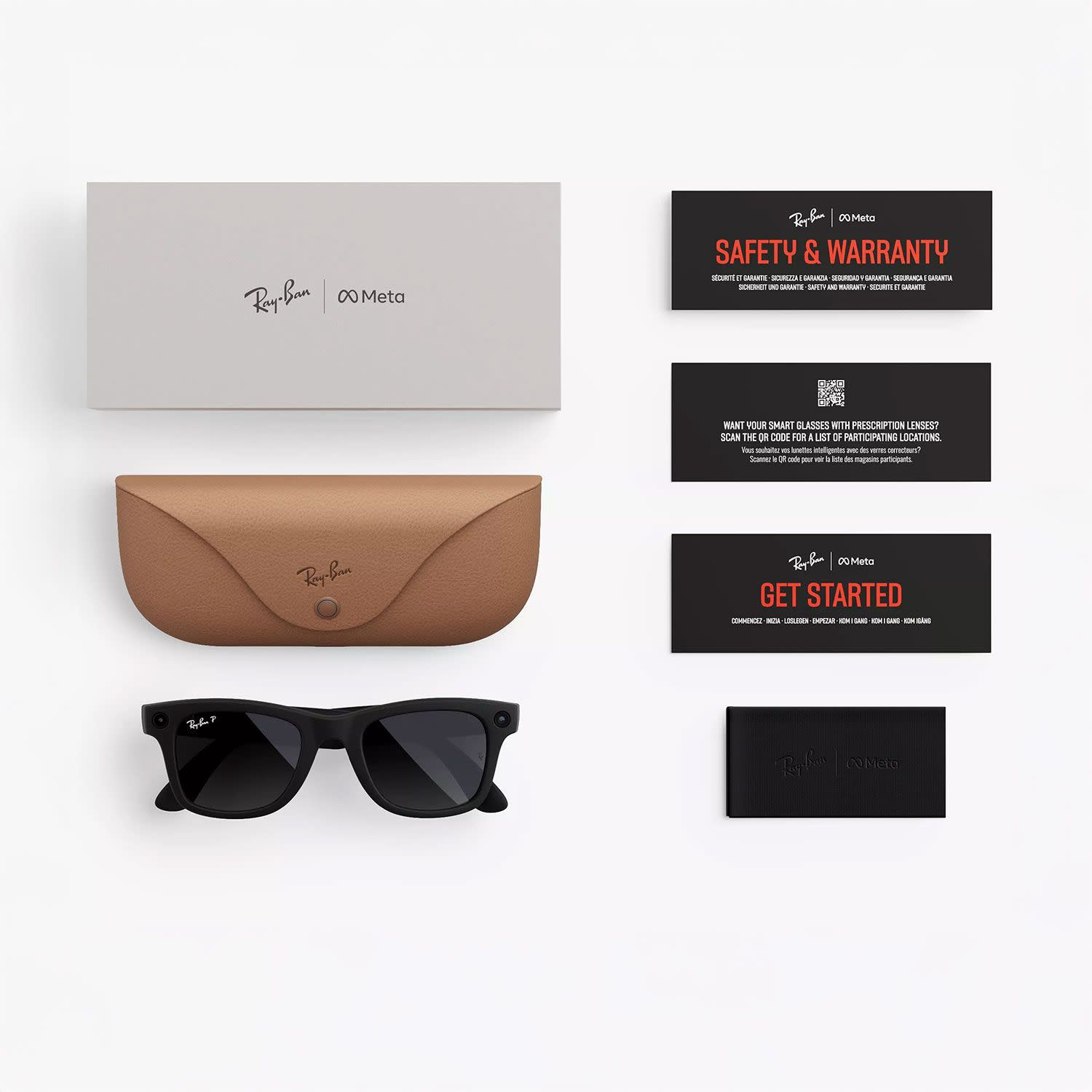 Εικόνα 2 του Meta Ray-Ban Wayfarer L Matte Black/Gradient Graphite Lenses