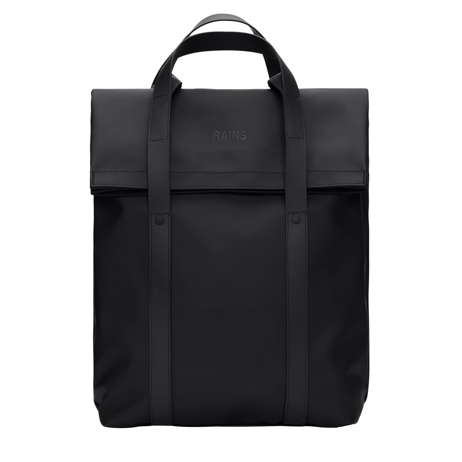 Rains 2 Way Tote Backpack W3 Black