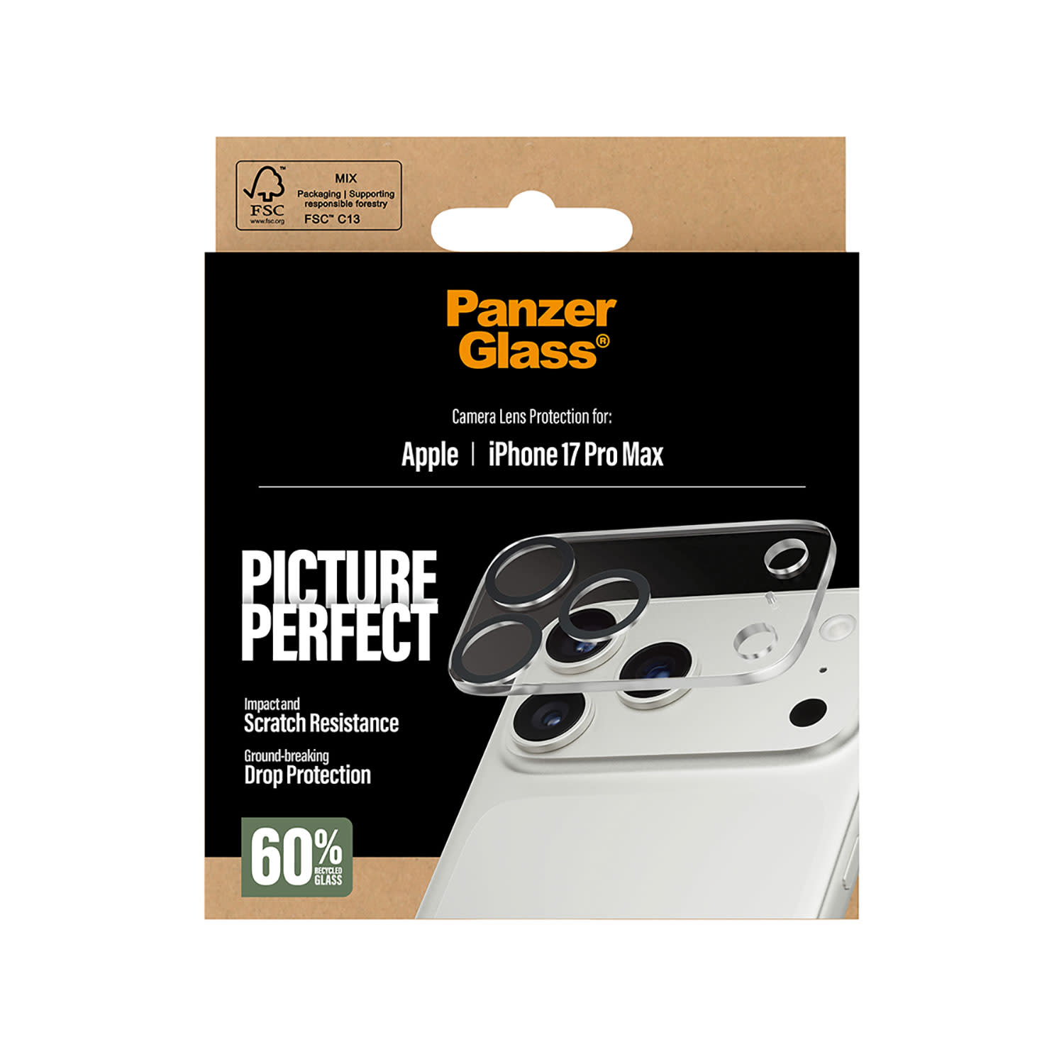 Εικόνα 3 του PanzerGlass PicturePerfect Cam Lens iPhone 17 Pro Max
