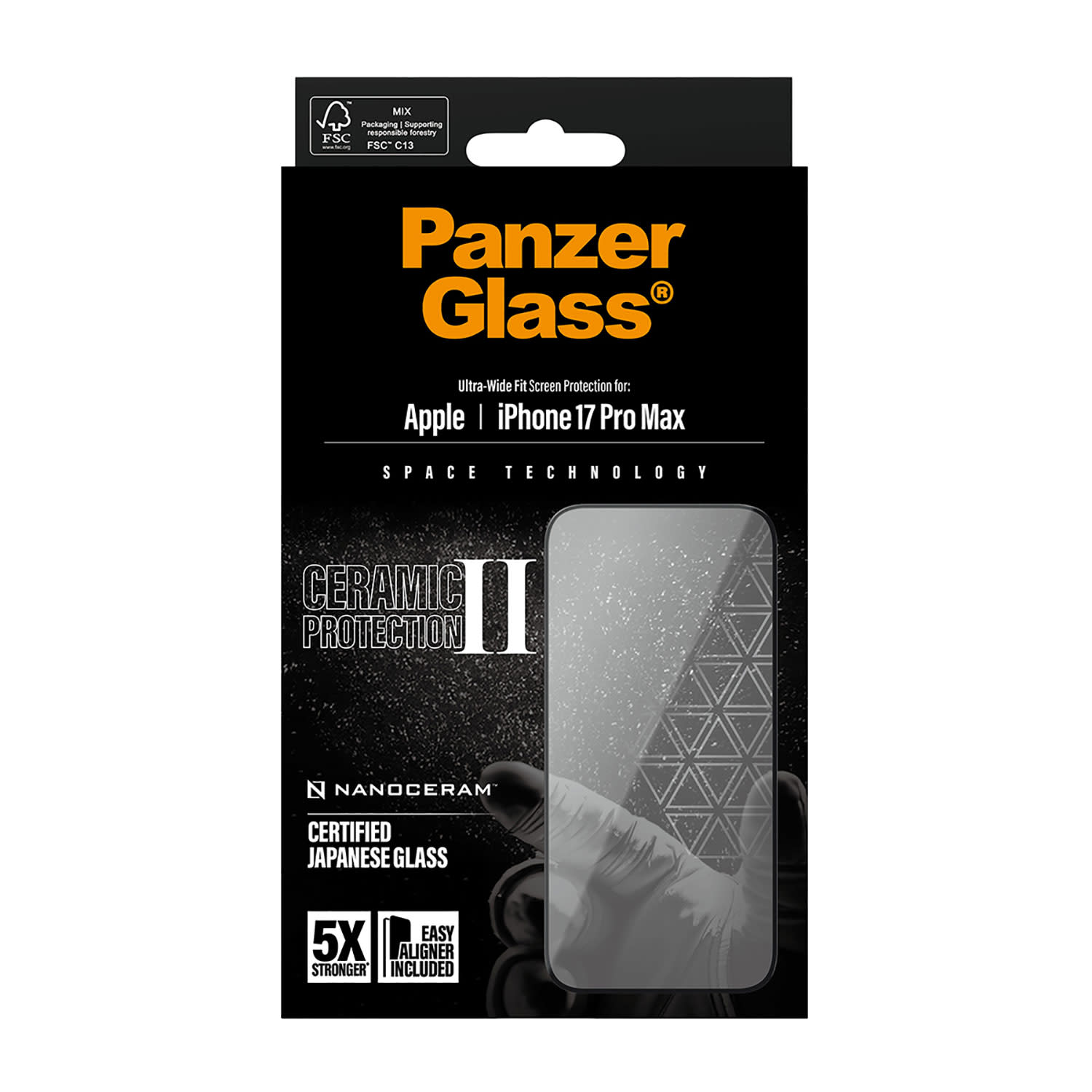 Κάνε κλικ για να δεις την εικόνα 3 του PanzerGlass Ceramic iPhone 17 Pro Max