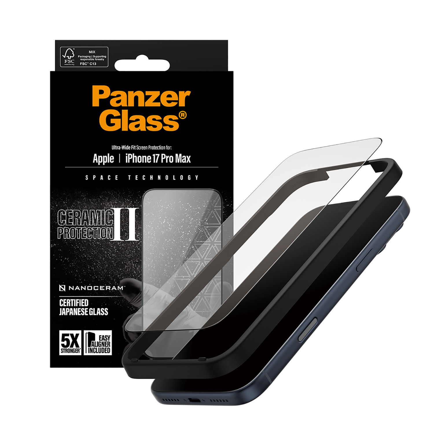 Κάνε κλικ για να δεις την εικόνα 5 του PanzerGlass Ceramic iPhone 17 Pro Max