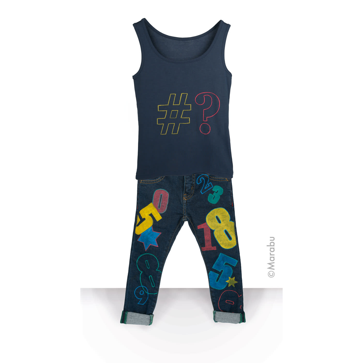 Κάνε κλικ για να δεις την εικόνα 2 του Marabu Μαρκαδόροι για Ύφασμα με στρογγυλή μύτη Plus 3mm 5τεμ.