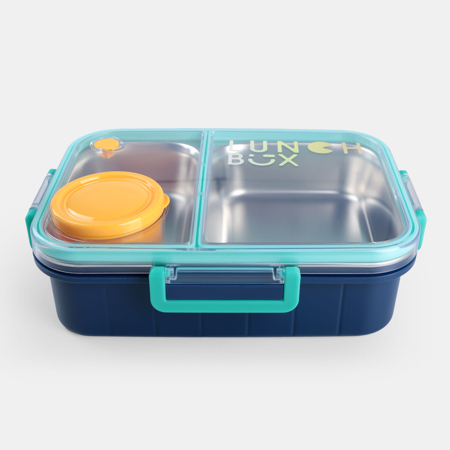 Εικόνα 2 του Sentio Δοχείο Φαγητού με 2 χωρίσματα 800ml & 80ml Μπλε