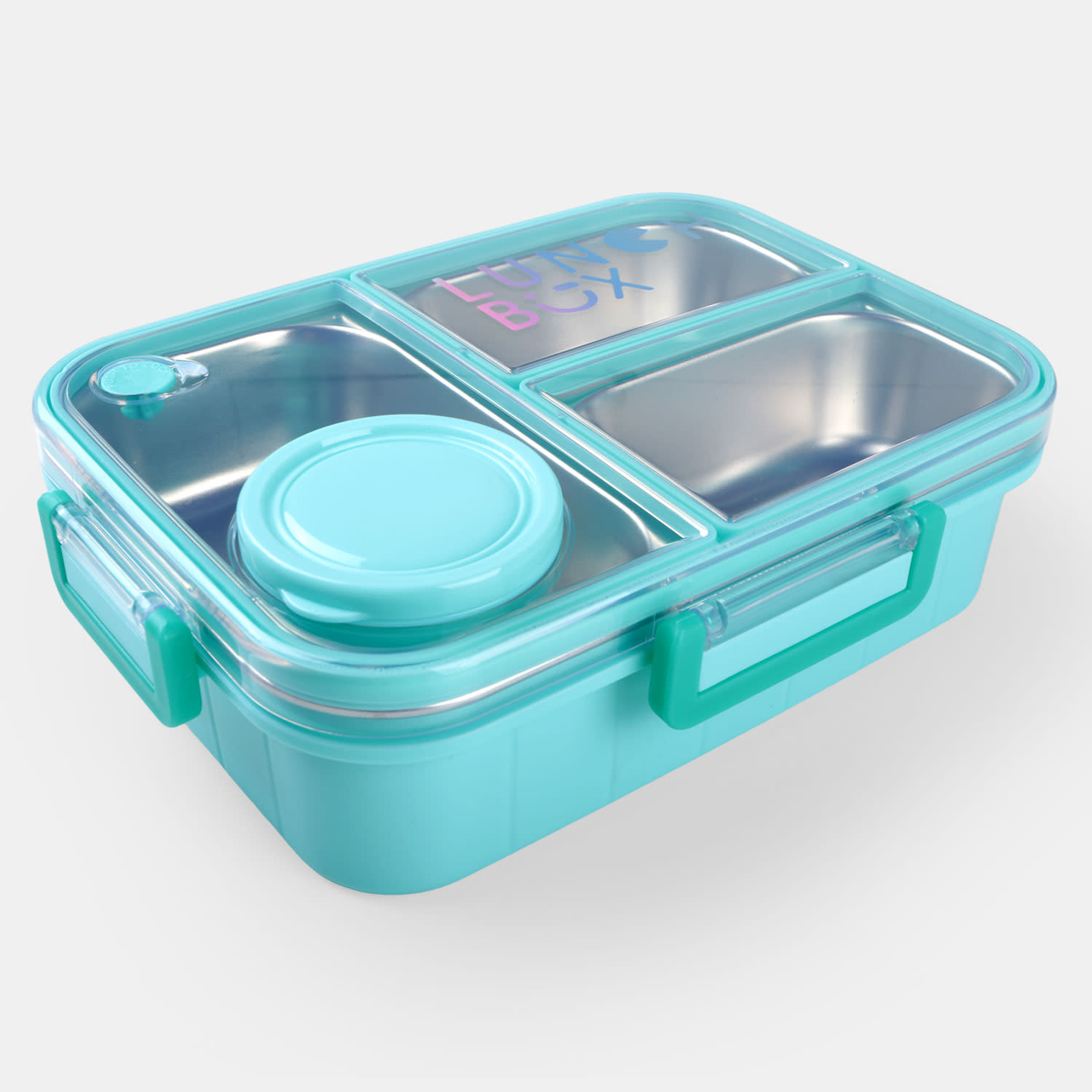 Sentio Δοχείο Φαγητού με 3 χωρίσματα 750ml & 80ml Μπλε