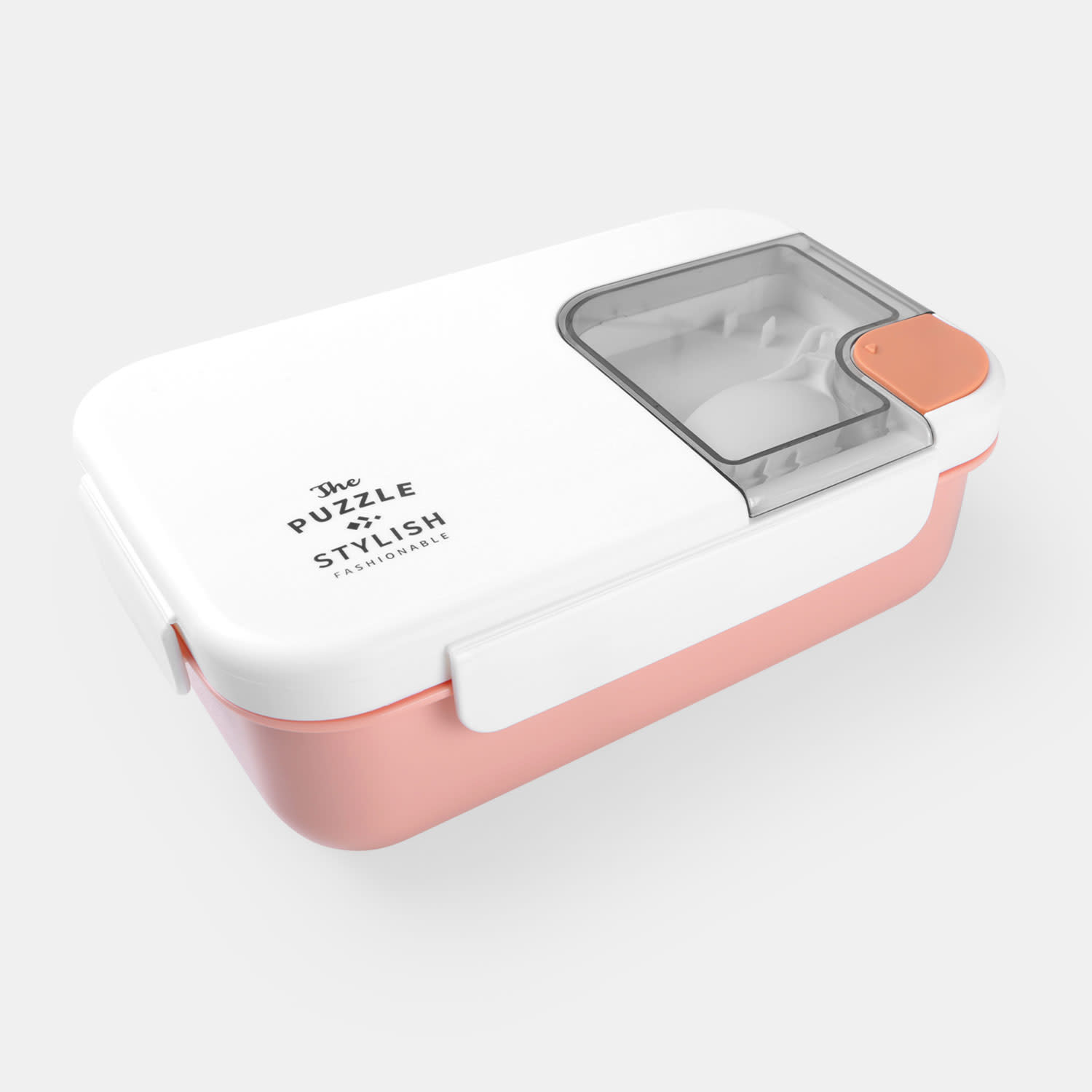 Sentio Δοχείο Φαγητού 1100ml Ροζ