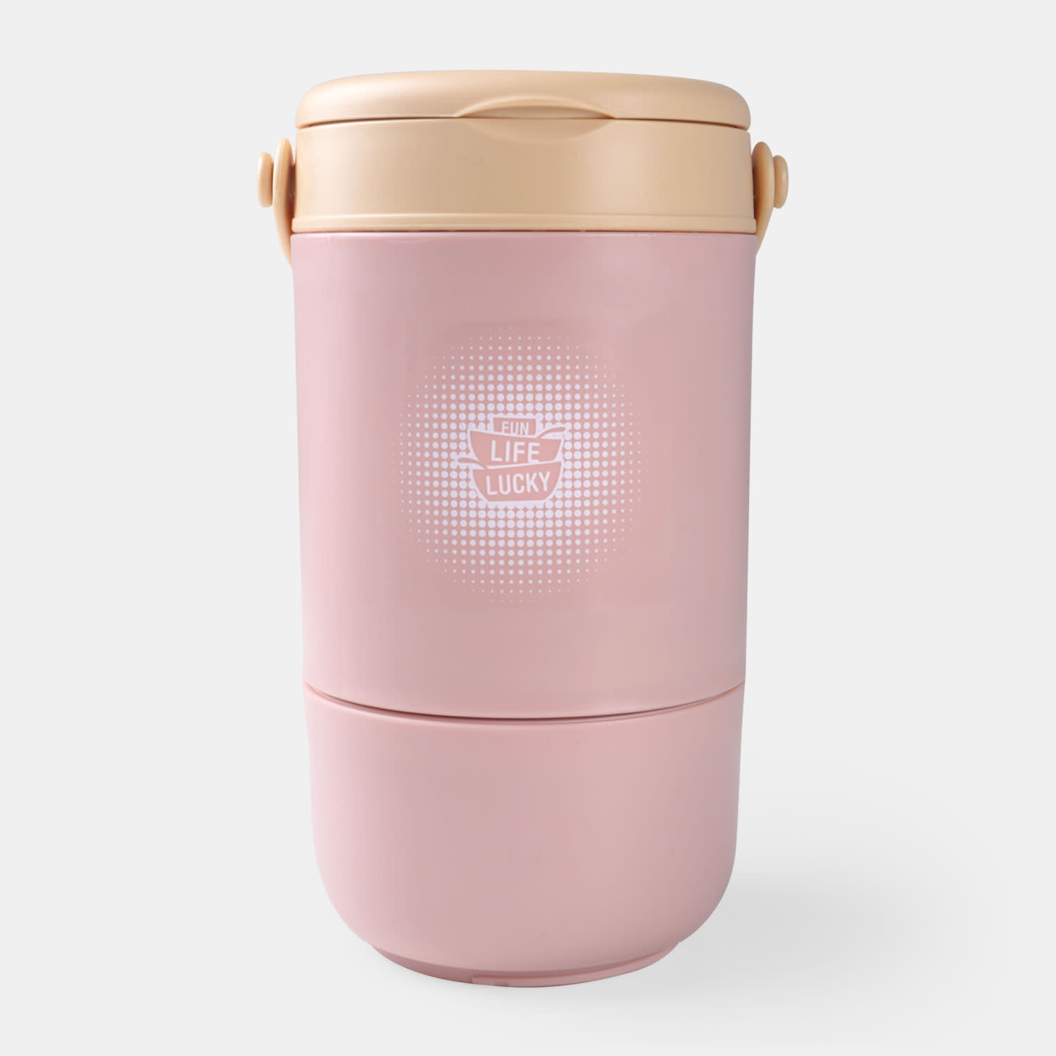 Sentio Δοχείο Φαγητού 750ml Διπλό Ροζ