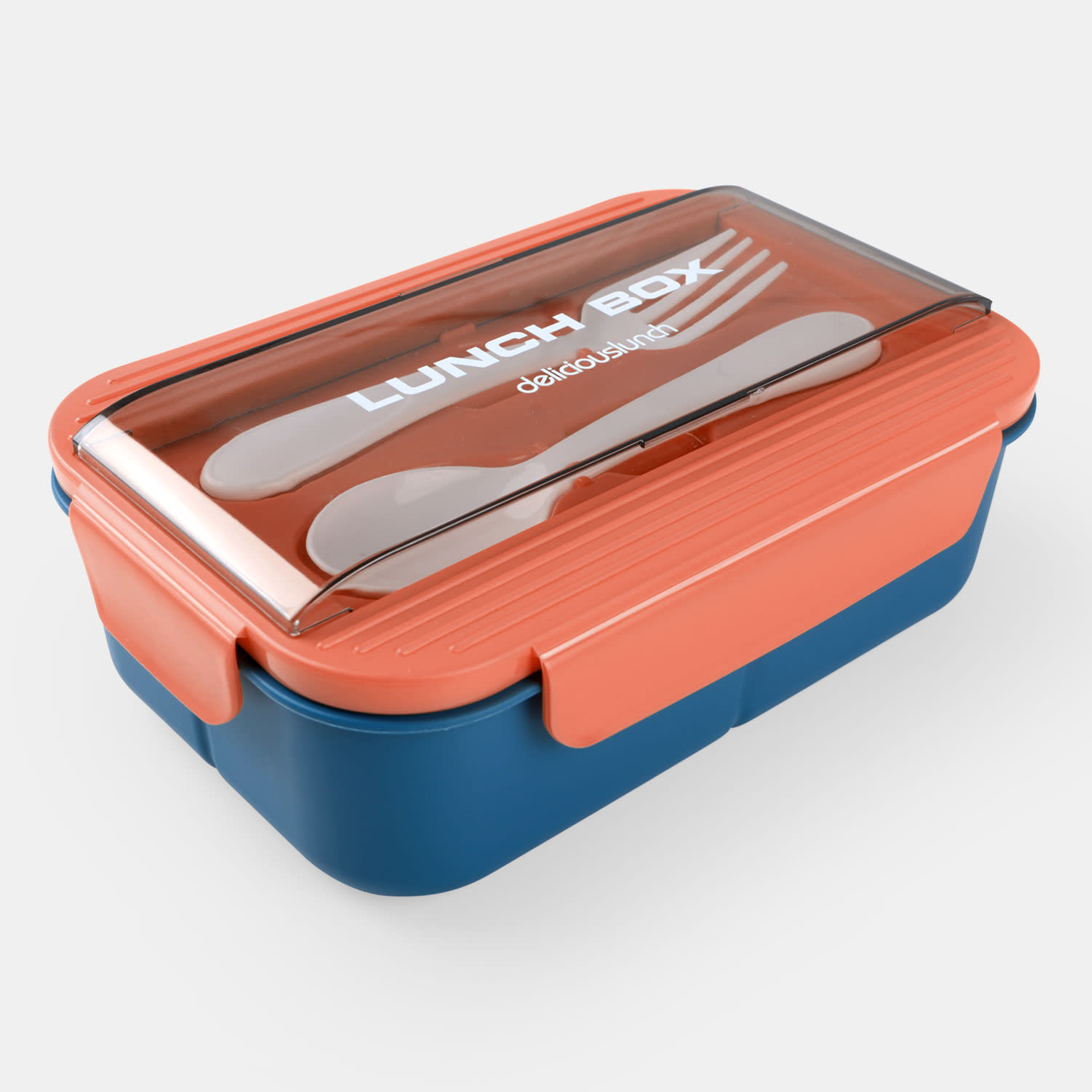 Εικόνα 1 του Sentio Δοχείο Φαγητού με 3 χωρίσματα 1200ml Μπλε-Κόκκινο