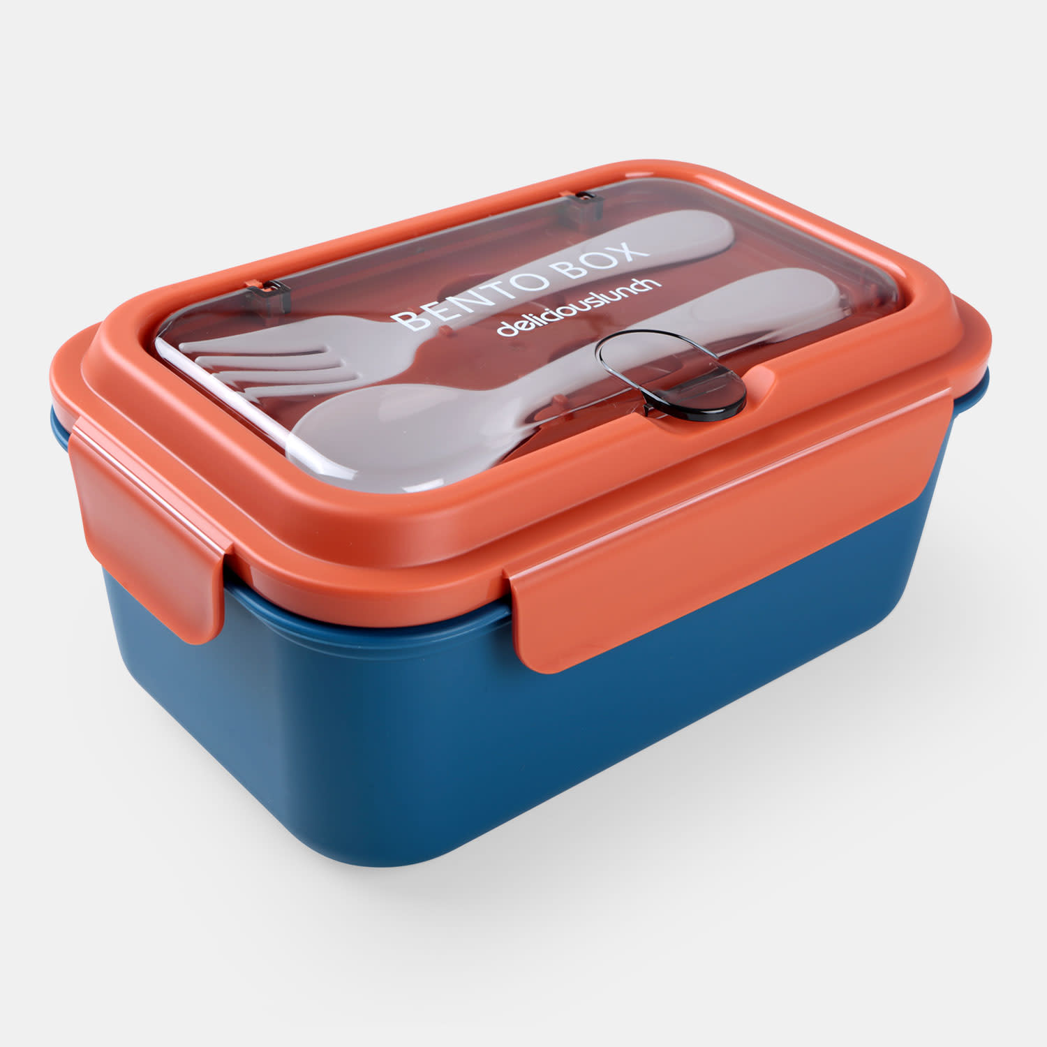 Εικόνα 1 του Sentio Δοχείο Φαγητού με 3 χωρίσματα 1500ml Μπλε-Κόκκινο