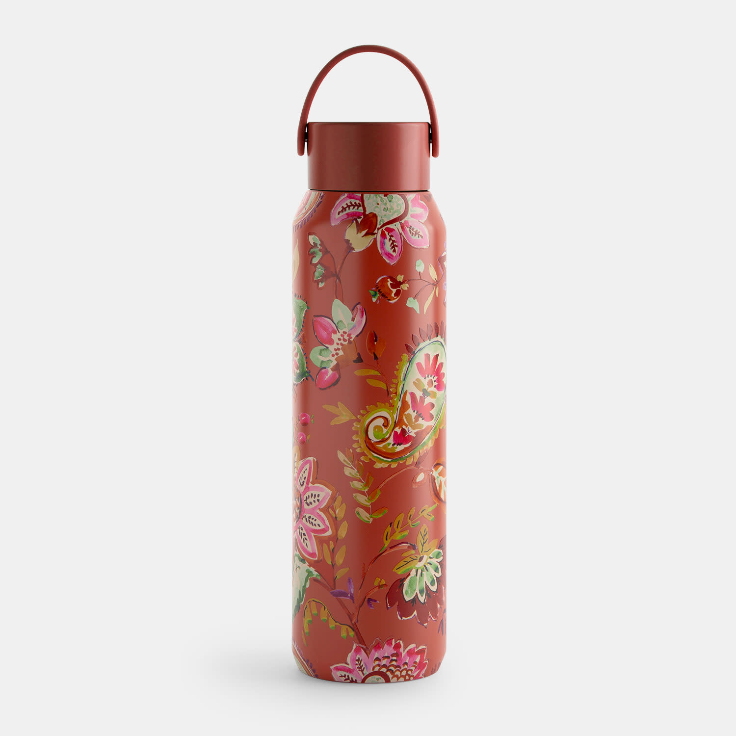 Sentio Παγούρι Θερμός 600ml Paisley Orange