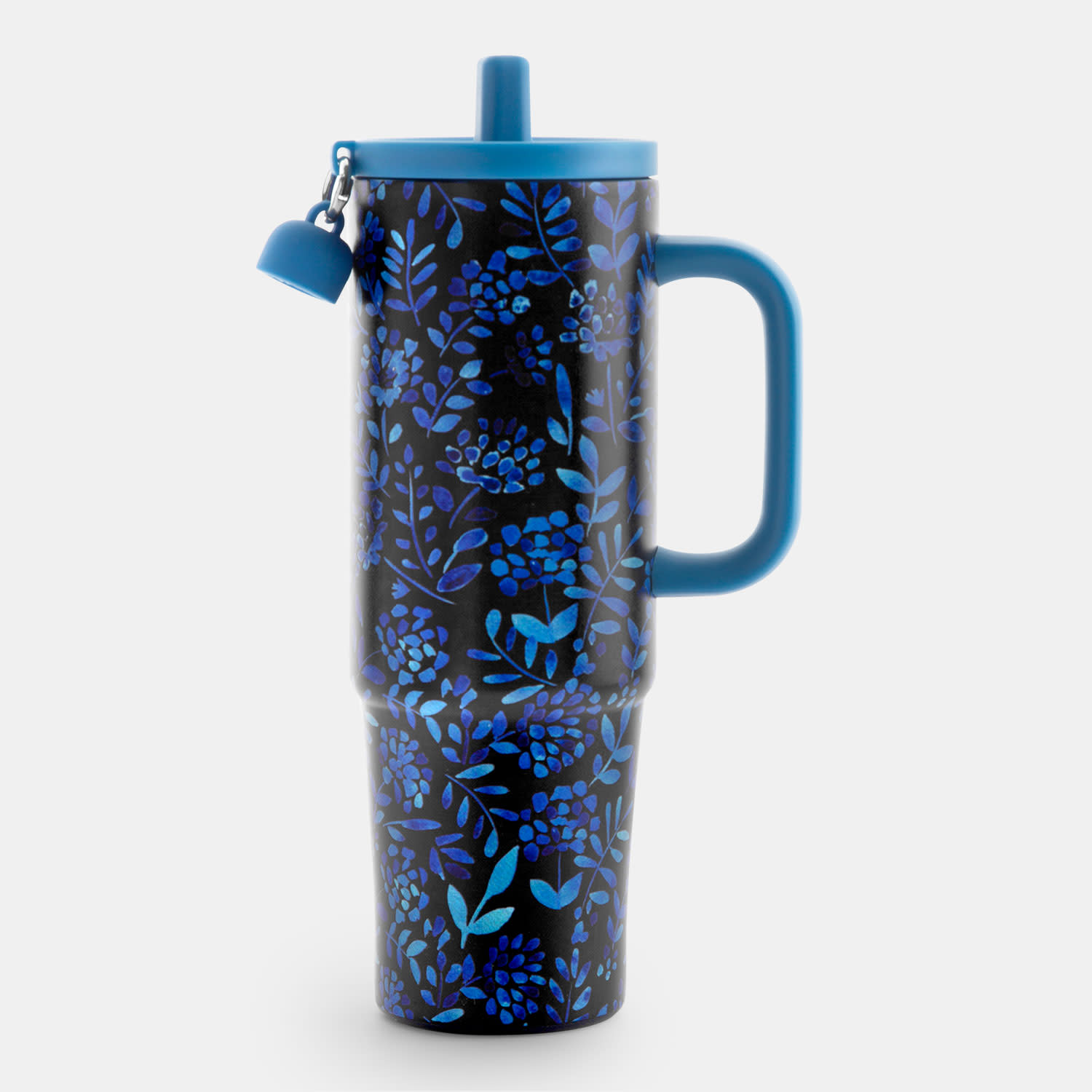 Sentio Παγούρι με Καλαμάκι 900ml Indigo Dark