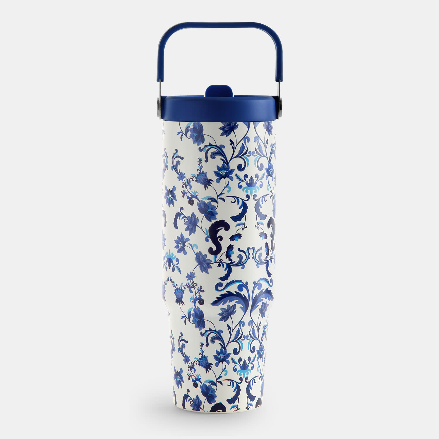 Sentio Παγούρι με Ενσωματωμένο Καλαμάκι 900ml Indigo Cream