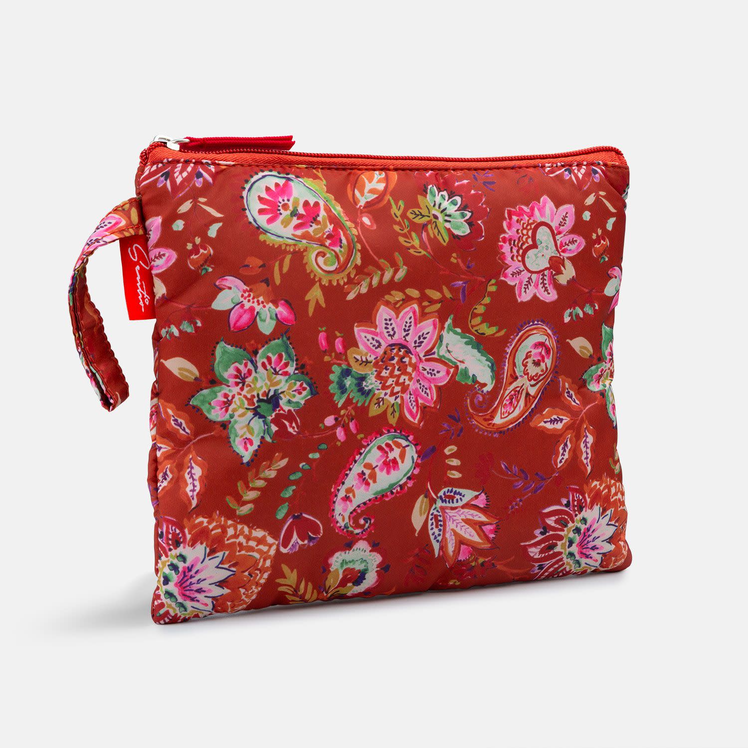 Sentio Τσαντάκι με Χερούλι Paisley Orange