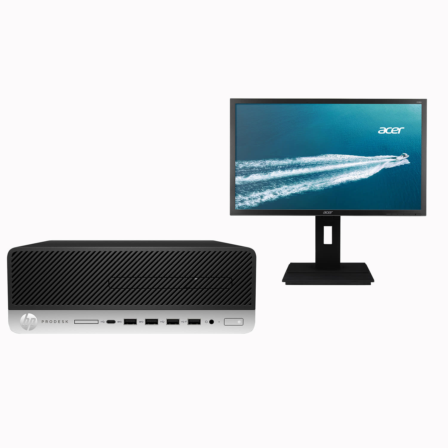 Εικόνα 1 του HP 600 G5 SFF Refurbished i5-9th/16/500/W11P + Acer Monitor 24" B246HYL Refurbished