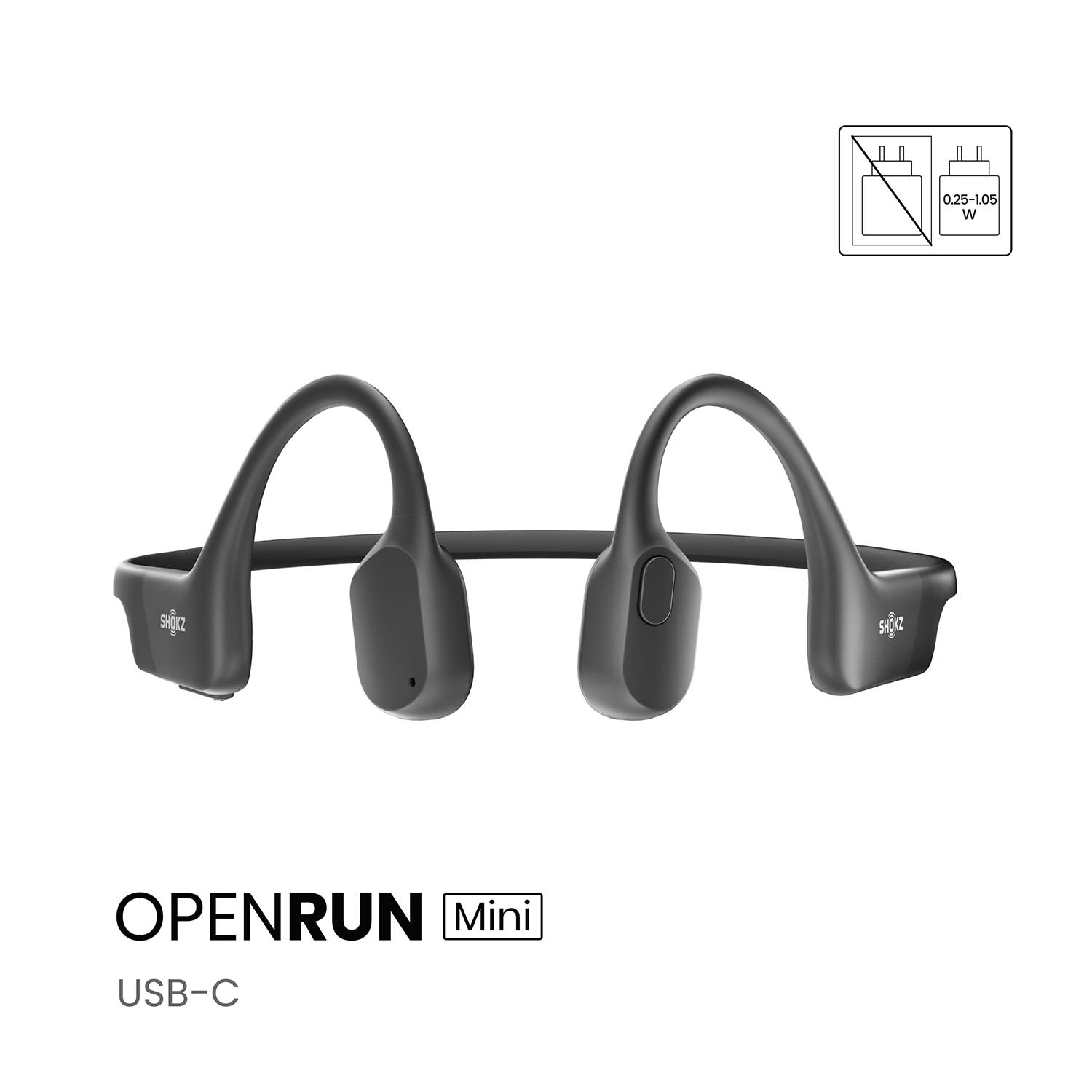 Εικόνα 3 του Shokz OpenRun USB-C MINI Black/Grey