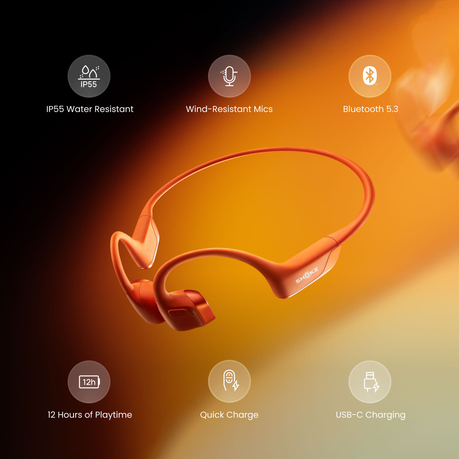Εικόνα 4 του Shokz OpenRun Pro2 MINI Orange