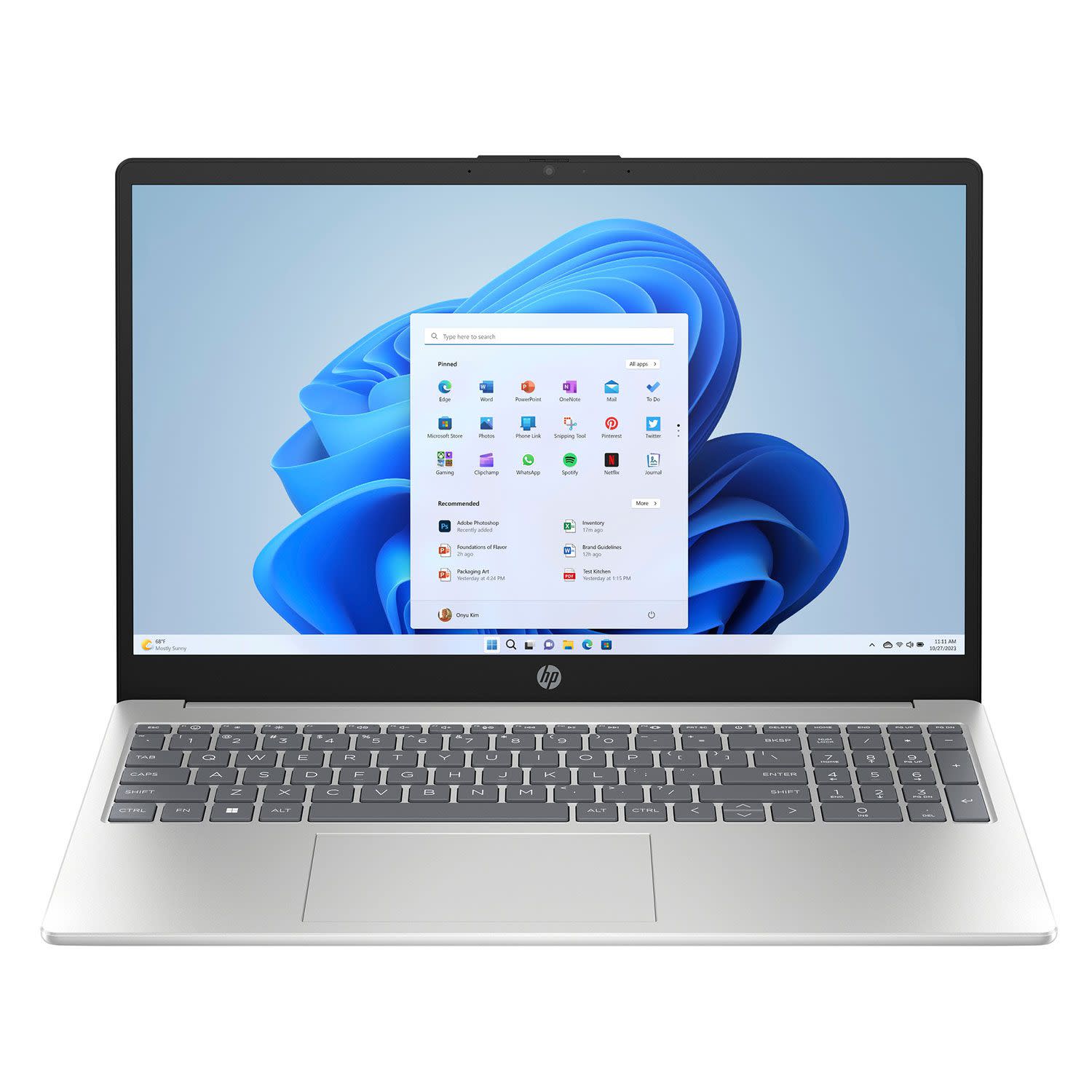 HP 15 fc0000nv Laptop 15.6" Full HD (Ryzen 7 7730U/16 GB/512 GB/Radeon Graphics/Windows 11 Home)