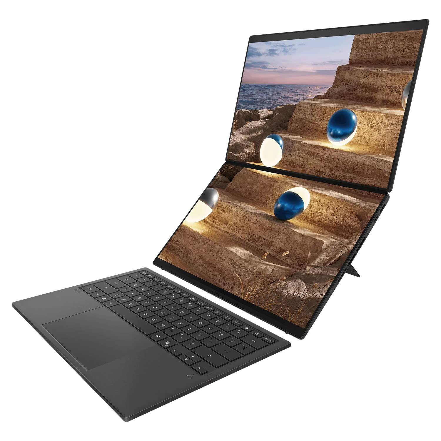 Κάνε κλικ για να δεις την εικόνα 3 του Asus Zenbook Duo UX8407AA-OLED-SN109X Laptop 14" OLED (Core Ultra X9 388H/32 GB/2 TB/Intel Arc Graphics/Windows 11 Pro)