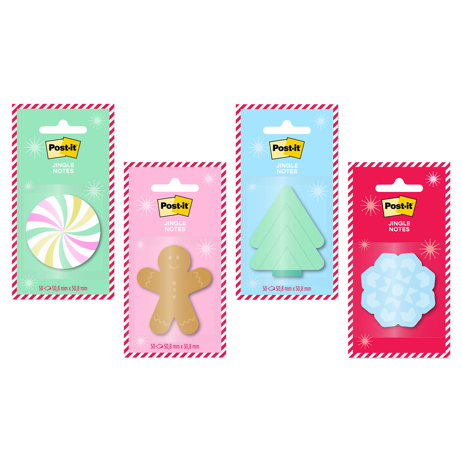 Post-it Αυτοκόλλητα Χαρτάκια Jingles Notes 50φ