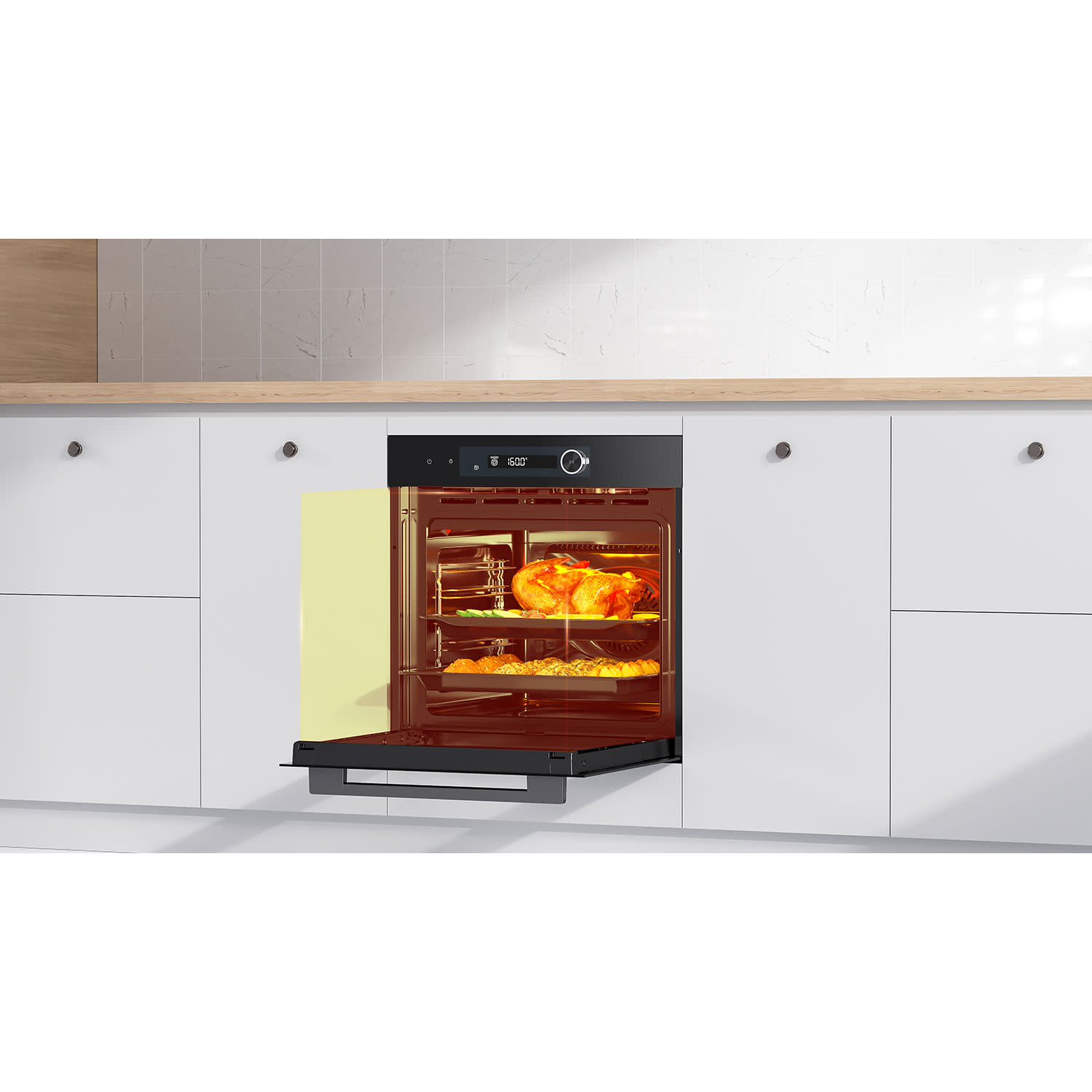 Εικόνα 8 του Midea MBO7NP30E4-BK Φούρνος Άνω πάγκου