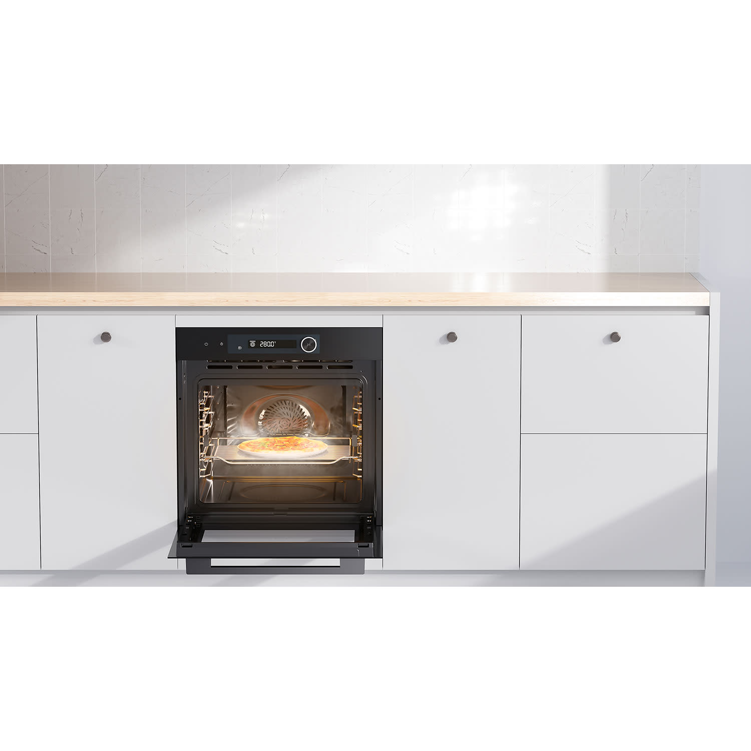 Εικόνα 9 του Midea MBO7NP30E4-BK Φούρνος Άνω πάγκου