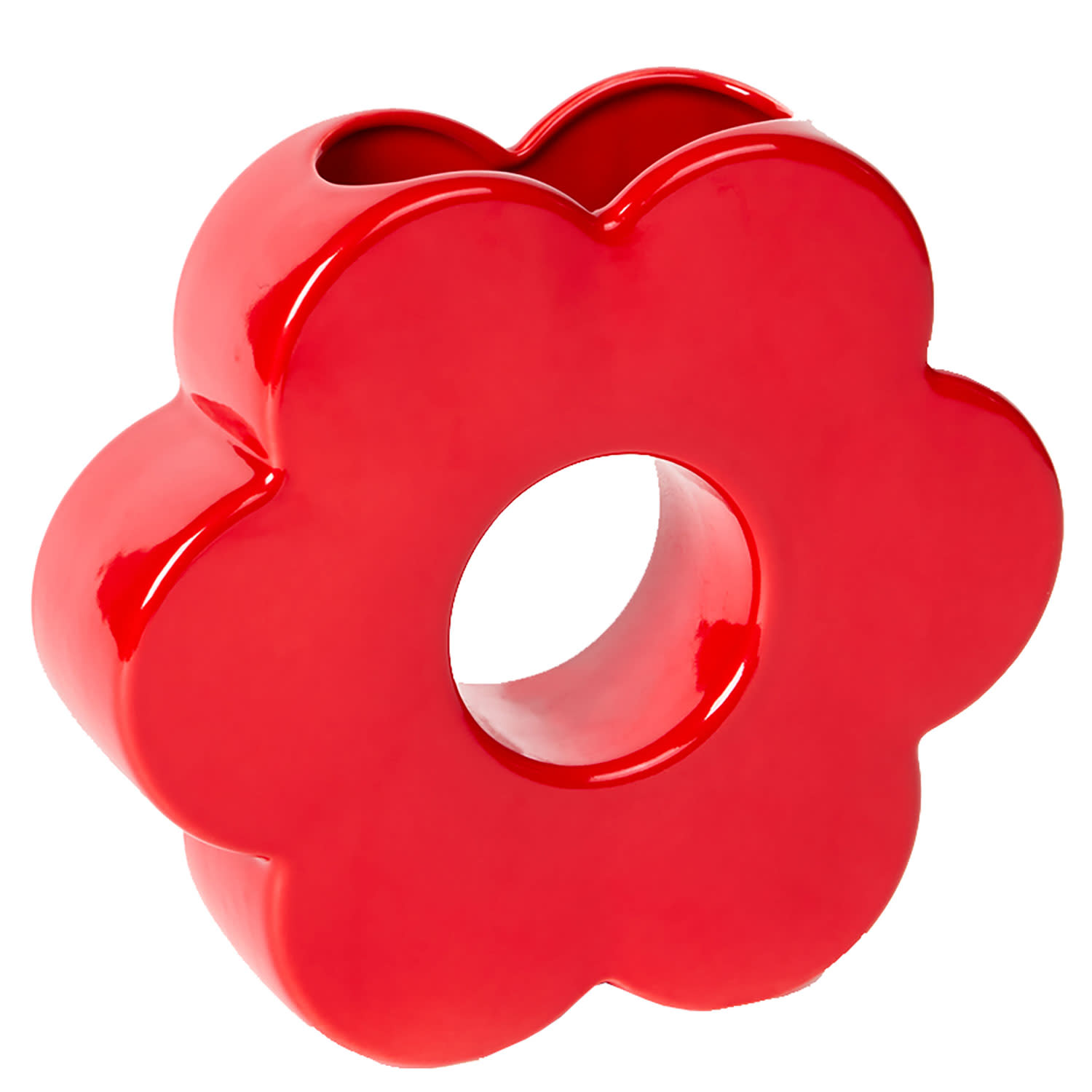 DOIY Βάζο Μαργαρίτα Κόκκινο