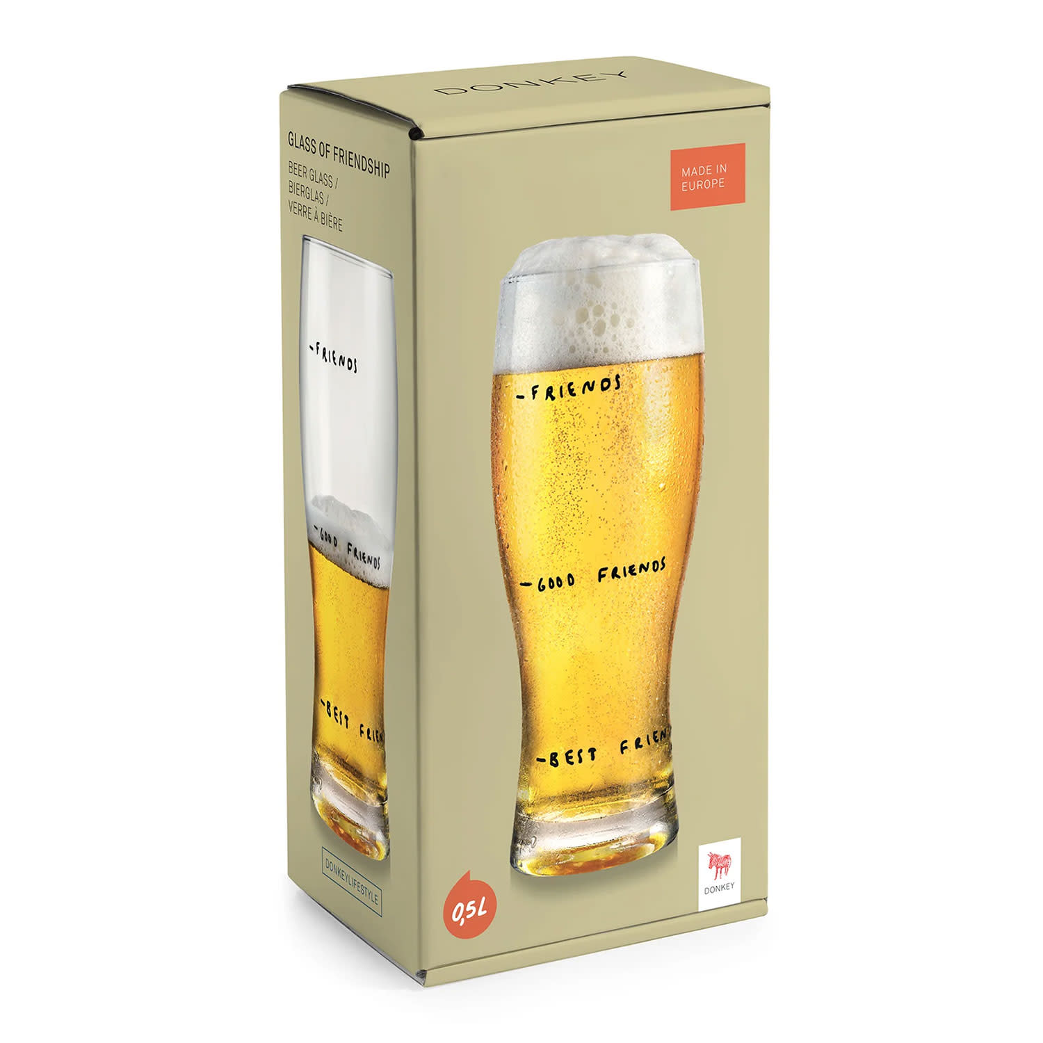 Εικόνα 2 του DONKEY Ποτήρι Μπύρας Friends