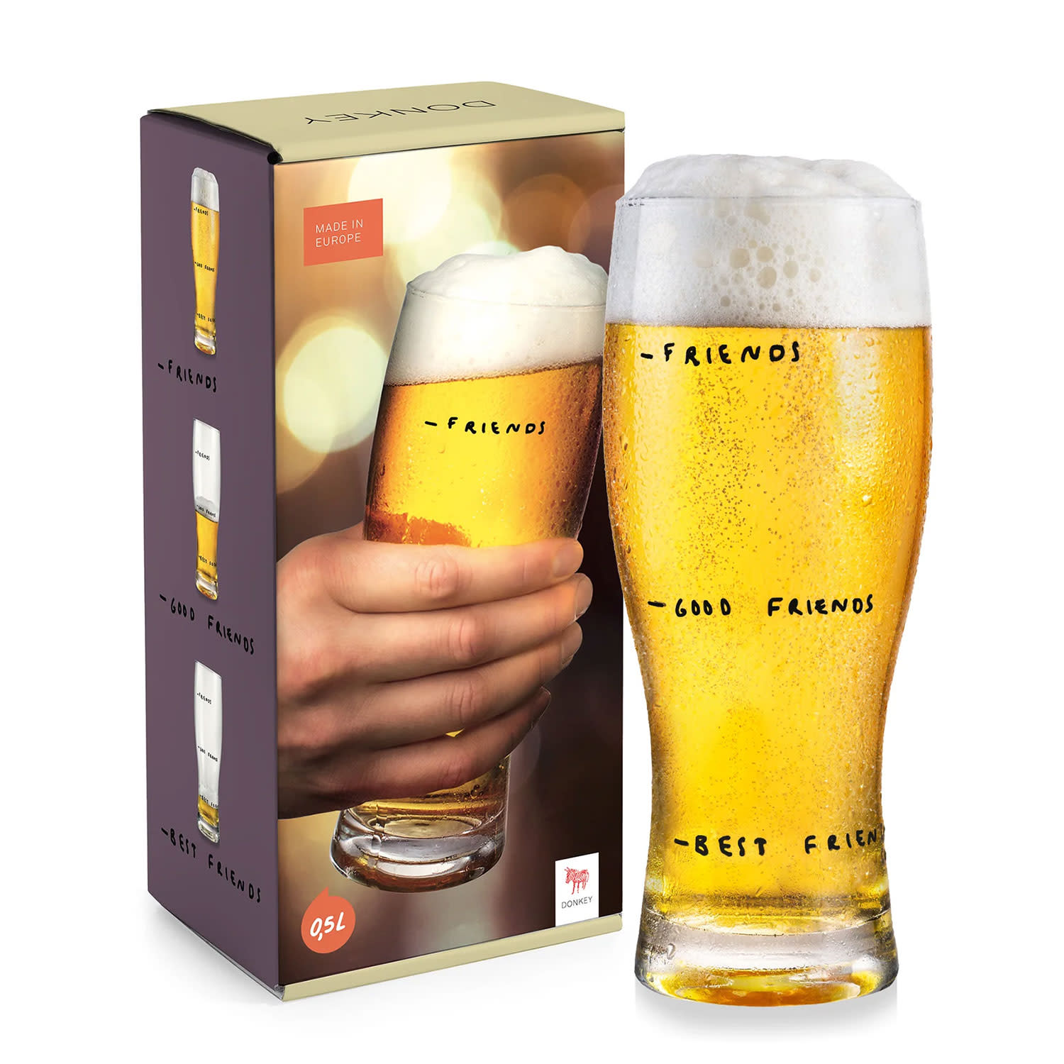 Εικόνα 3 του DONKEY Ποτήρι Μπύρας Friends