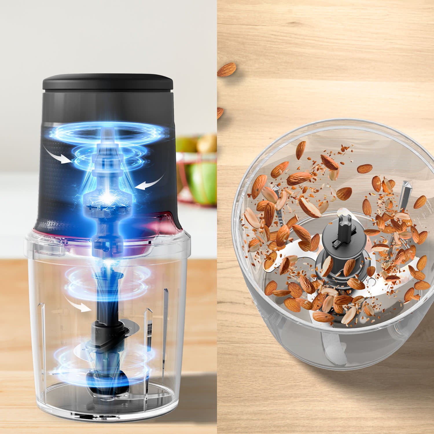 Εικόνα 6 του Tefal Πολυκόπτης MQ740HF0 Easy Press Hippo