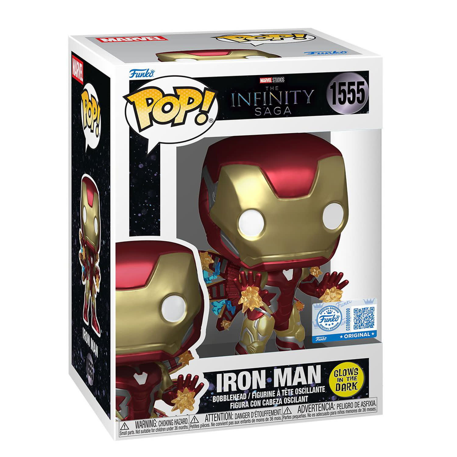 Funko Pop! Plus: The Infinity Saga - Iron Man #1555 Bobble-Head