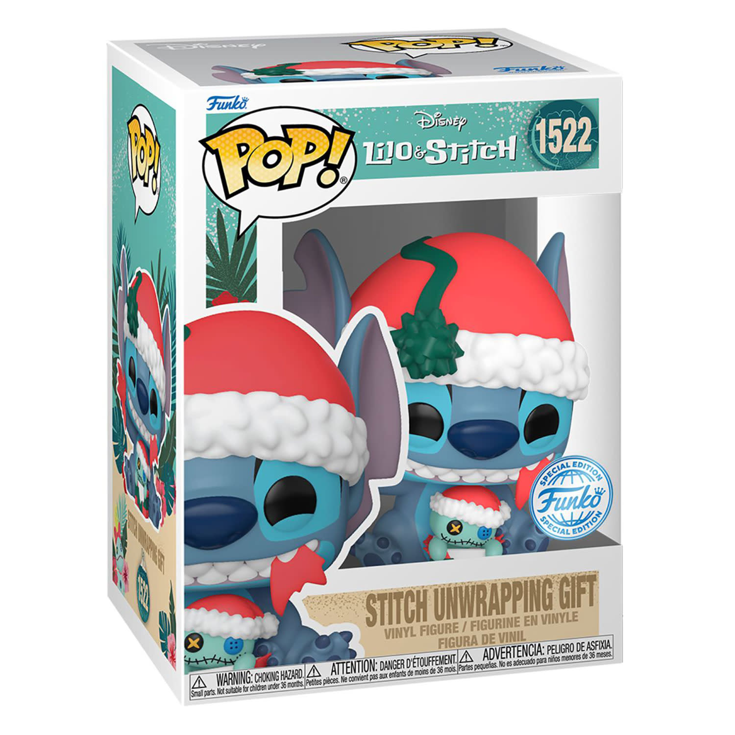 Funko Pop! Disney: Lilo and Stitch - Stitch Unwrapping Gift #1522