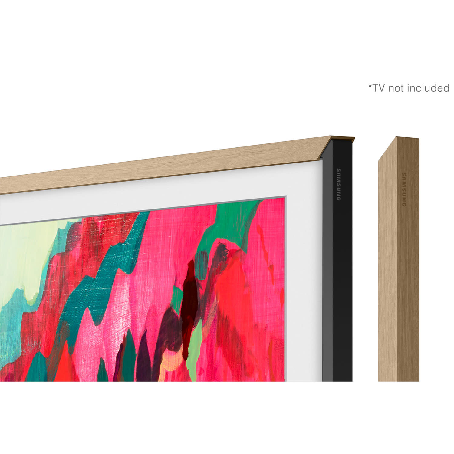 Samsung Customisable Frame 2025 75'' Χρώμα Ξύλου