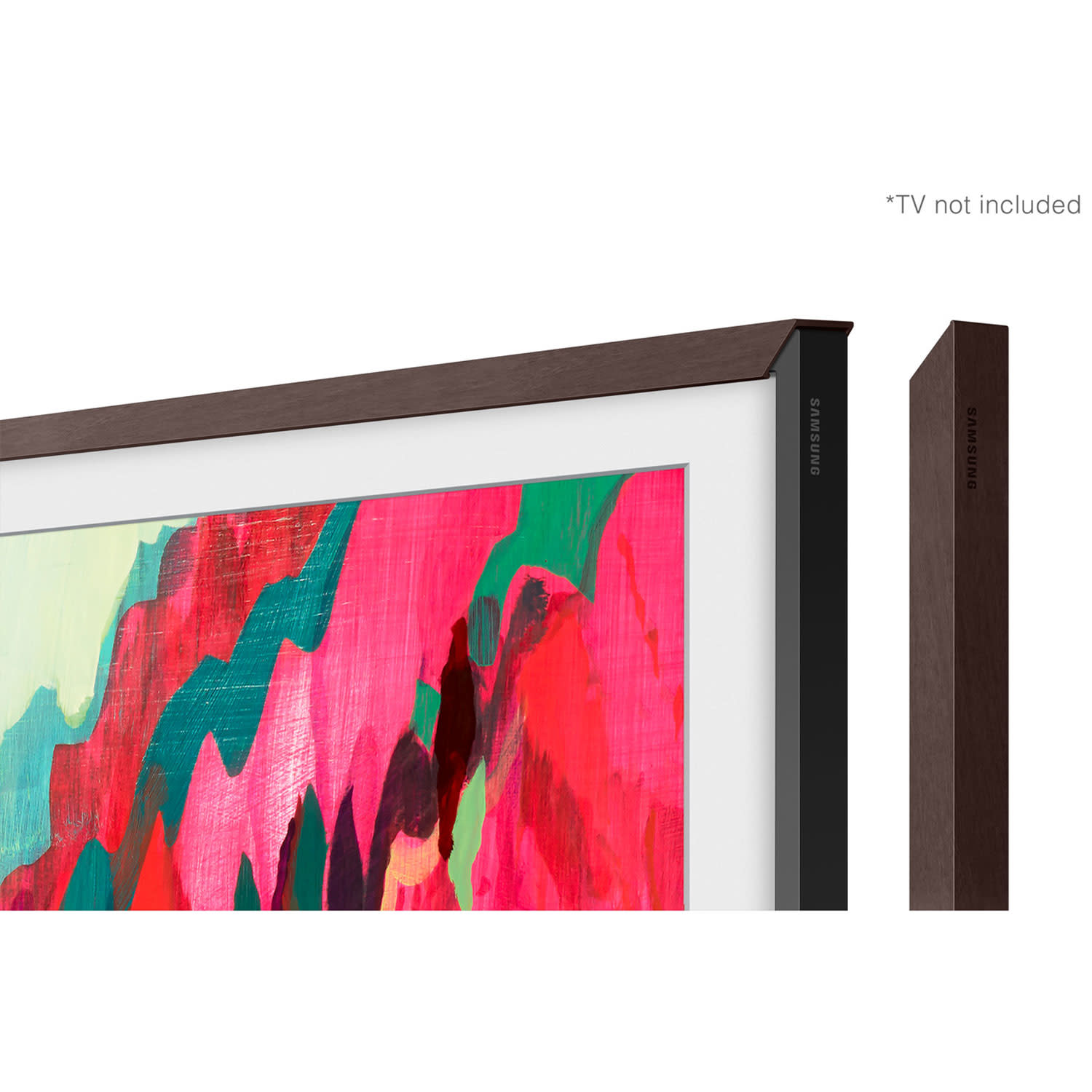 Samsung Customisable Frame 2025 85'' Καφέ Σκούρο