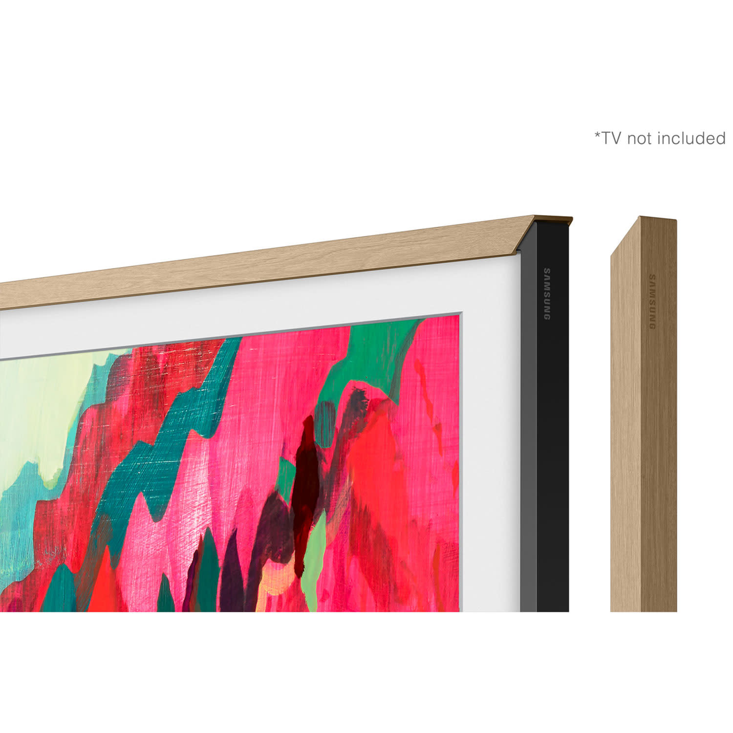 Samsung Customisable Frame 2025 85'' Χρώμα Ξύλου