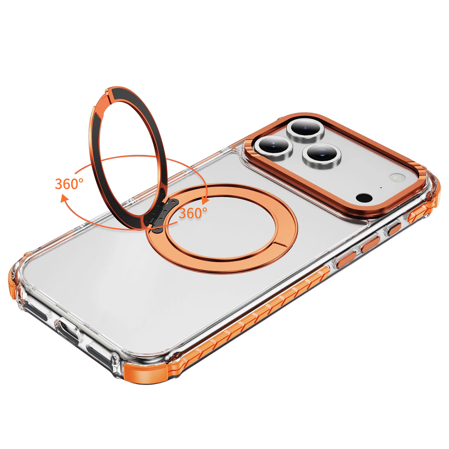 Εικόνα 3 του Sentio Θήκη Oqulus+ Πορτοκαλί για iPhone 17 Pro Max