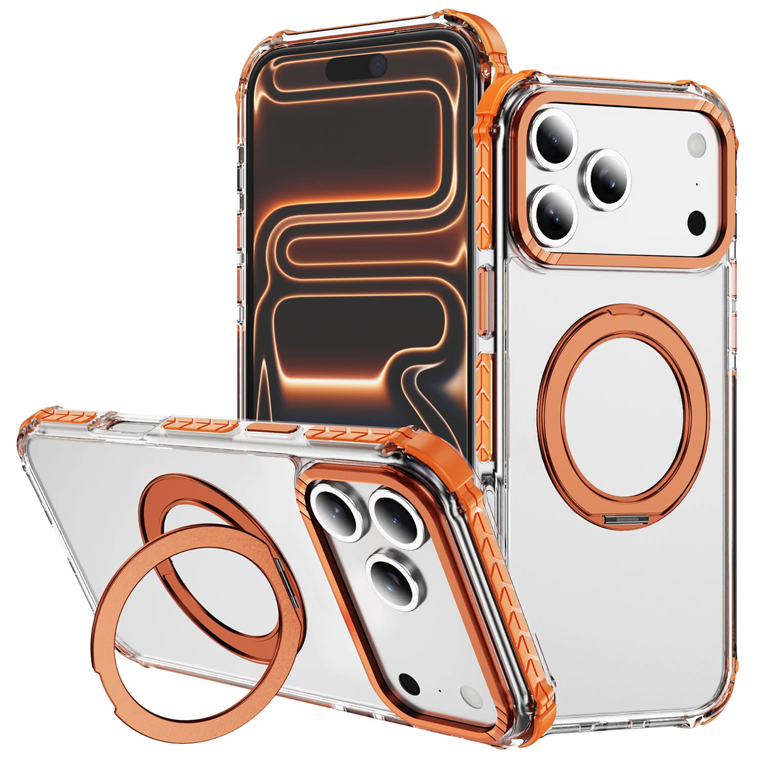 Εικόνα 4 του Sentio Θήκη Oqulus+ Πορτοκαλί για iPhone 17 Pro Max