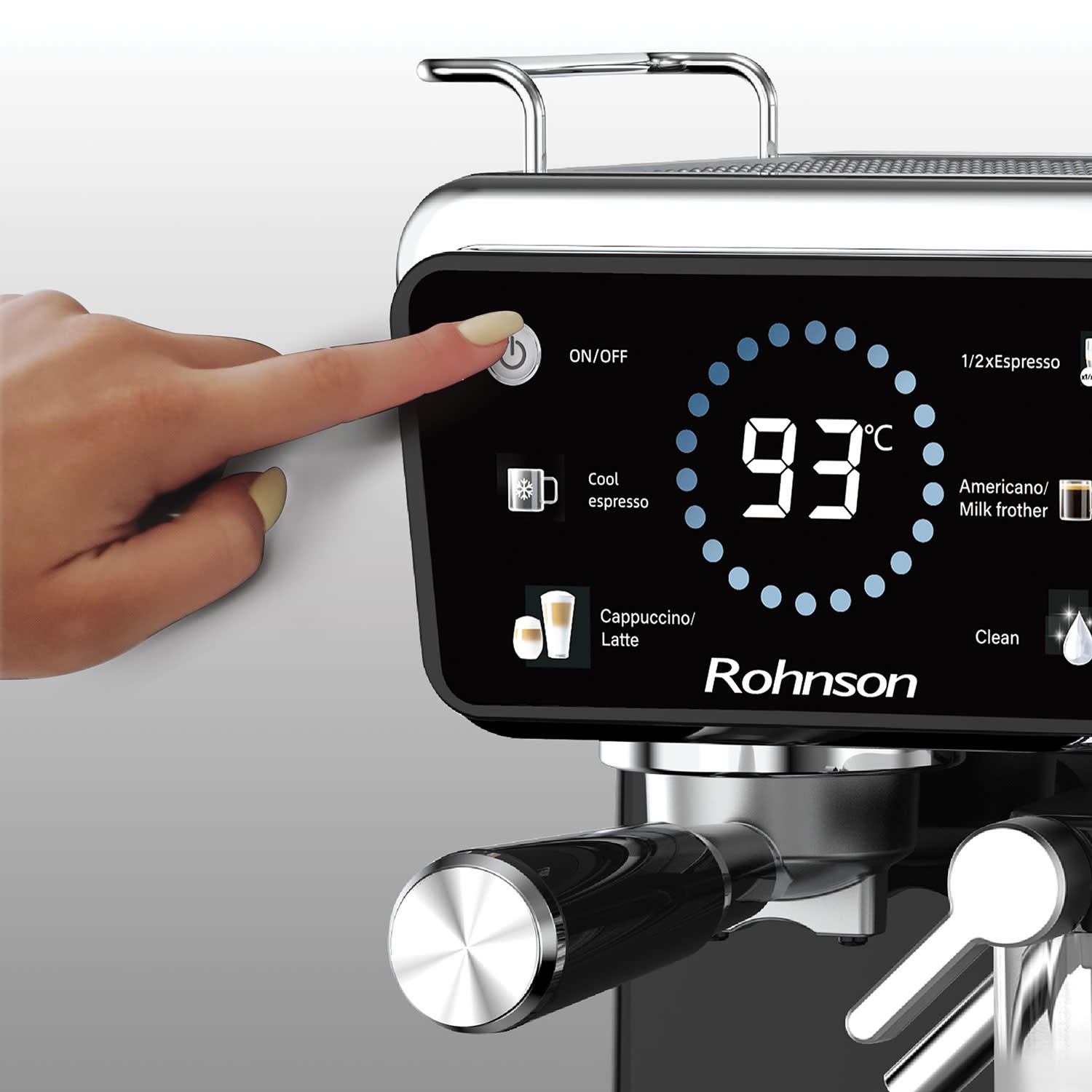 Εικόνα 5 του Rohnson Καφετιέρα Espresso Χειροκίνητη R-98082