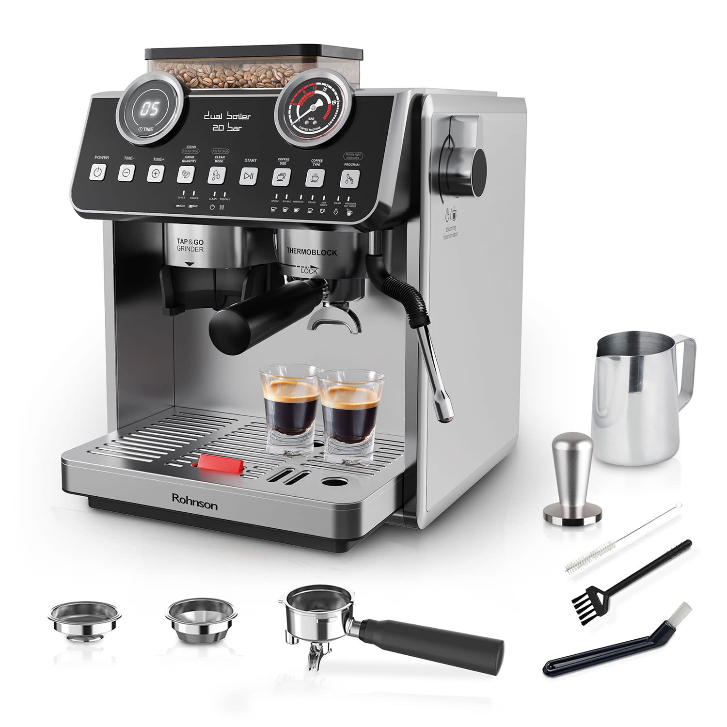 Εικόνα 9 του Rohnson Καφετιέρα Espresso Αυτόματη R-98200