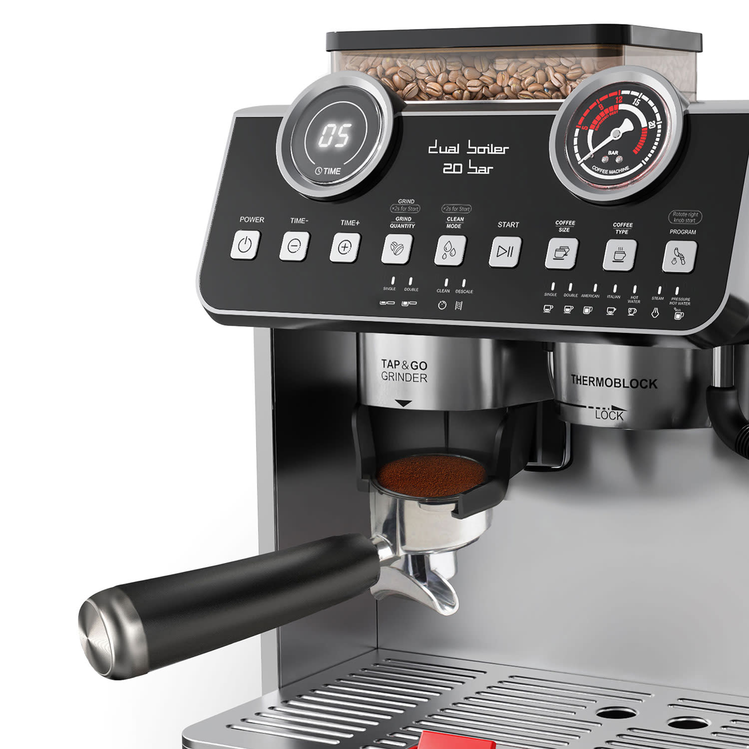 Εικόνα 10 του Rohnson Καφετιέρα Espresso Αυτόματη R-98200