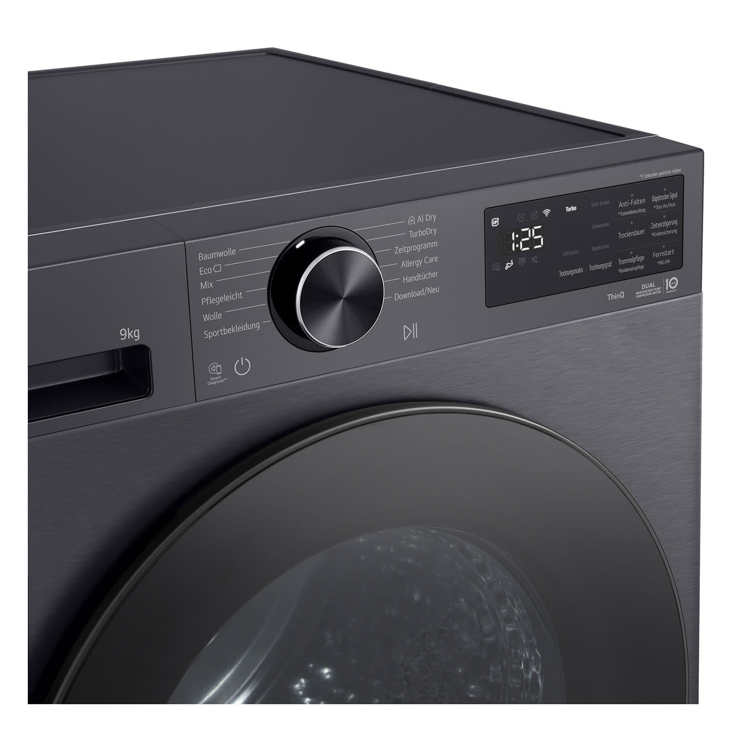 Εικόνα 3 του LG RHX5009NBB Στεγνωτήριο 9,00 kg