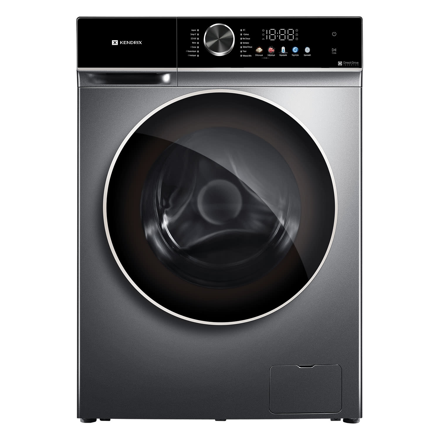 Kendrix K-WDAE106GR Πλυντήριο-Στεγνωτήριο 10kg/6kg