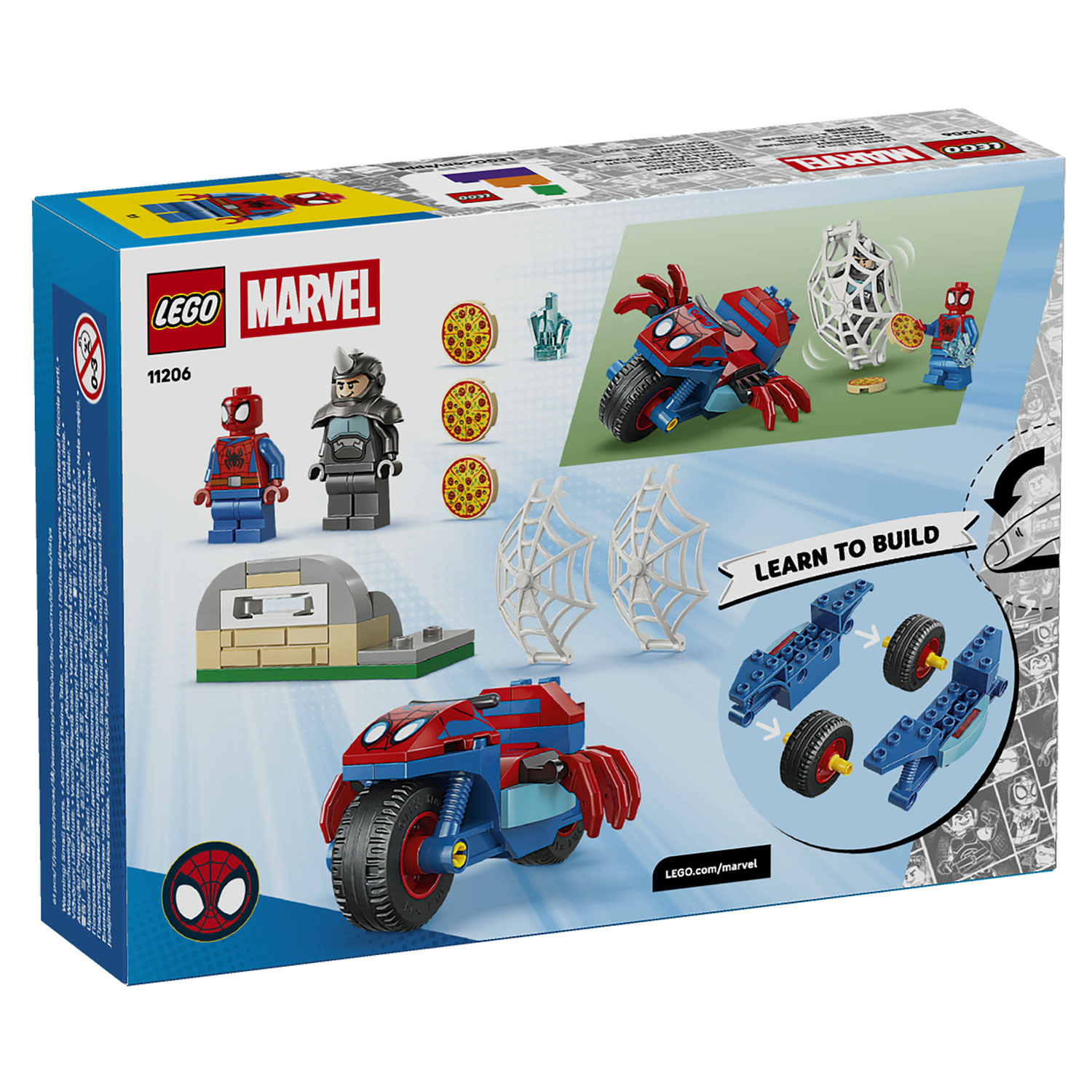 Εικόνα 5 του LEGO 11206 Spidey On His Motorcycle Vs. Rhino