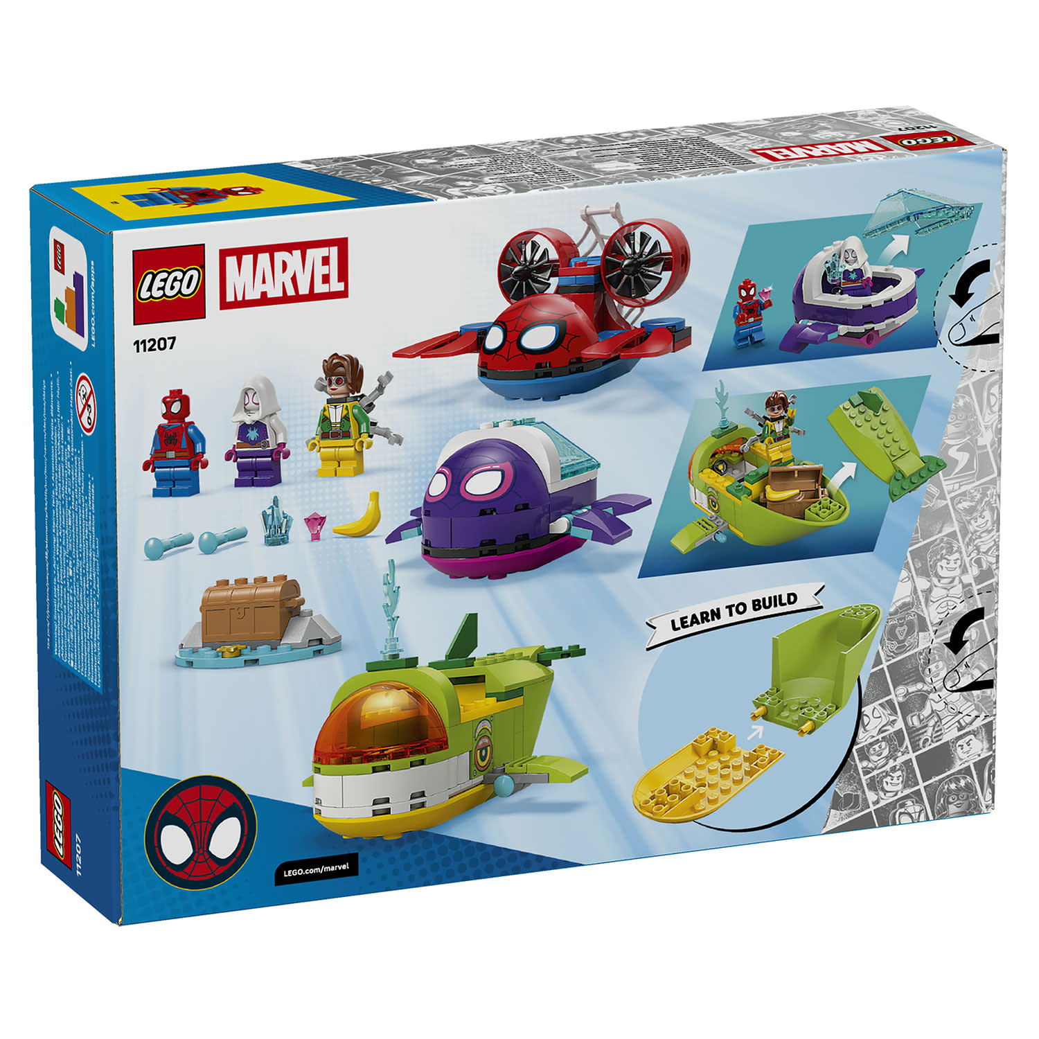 Κάνε κλικ για να δεις την εικόνα 5 του LEGO Marvel Spidey And His Amazing Friends Spidey: Υποβρύχια Οχήματα 11207