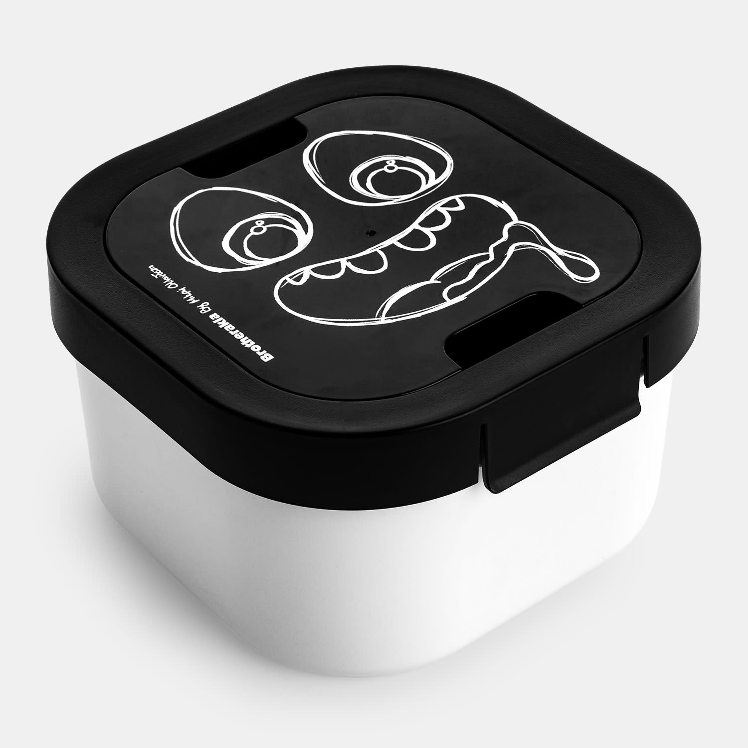 Sentio Δοχείο Φαγητού 1800ml Μαύρο Brotherakia by Μικρή Ολλανδέζα