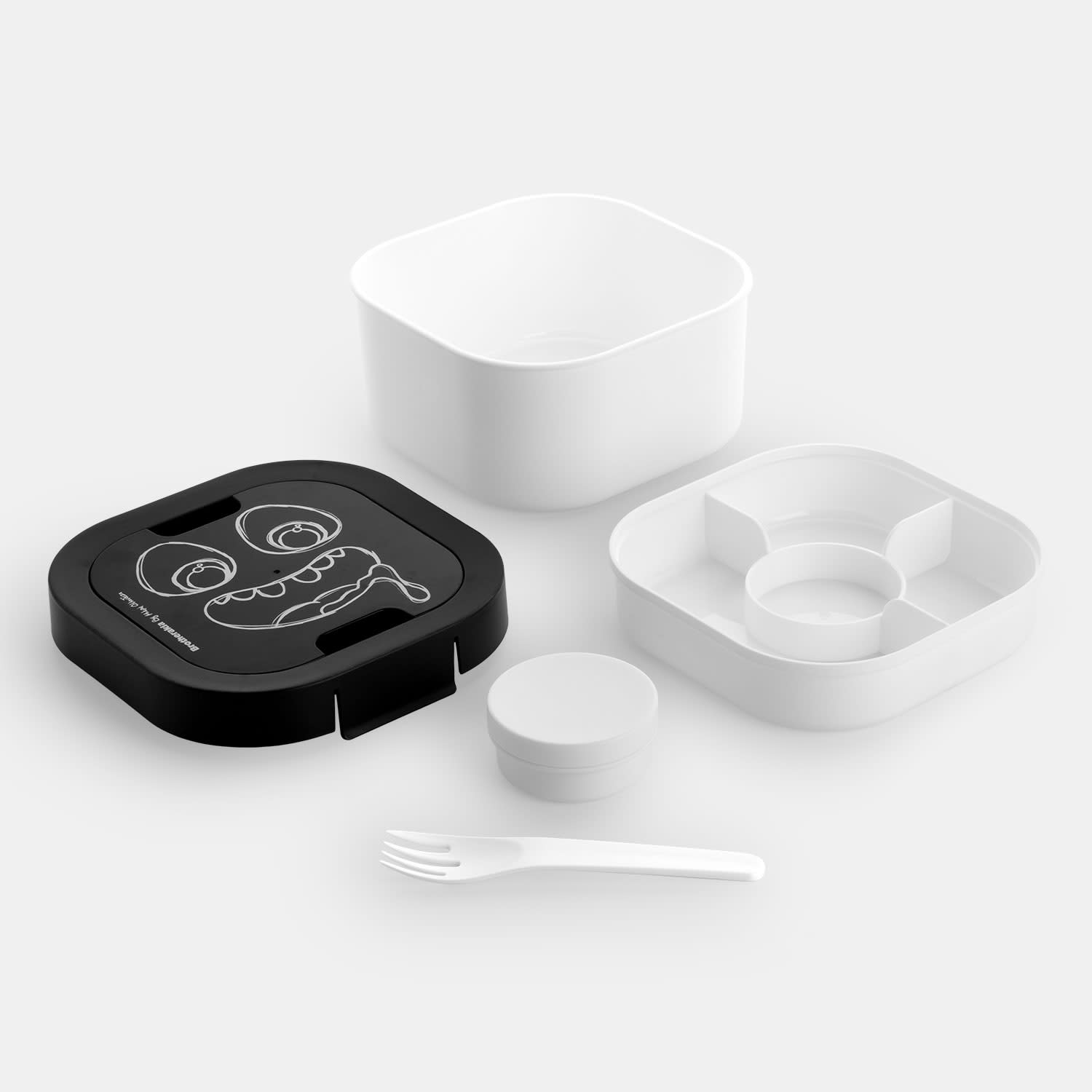 Εικόνα 3 του Sentio Δοχείο Φαγητού 1800ml Μαύρο Brotherakia by Μικρή Ολλανδέζα