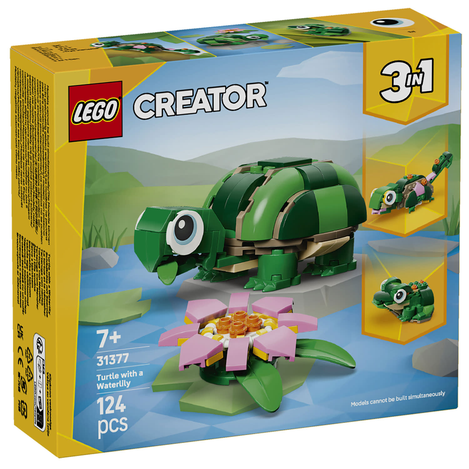 LEGO 31377 Turtle With A Water Lily Flower