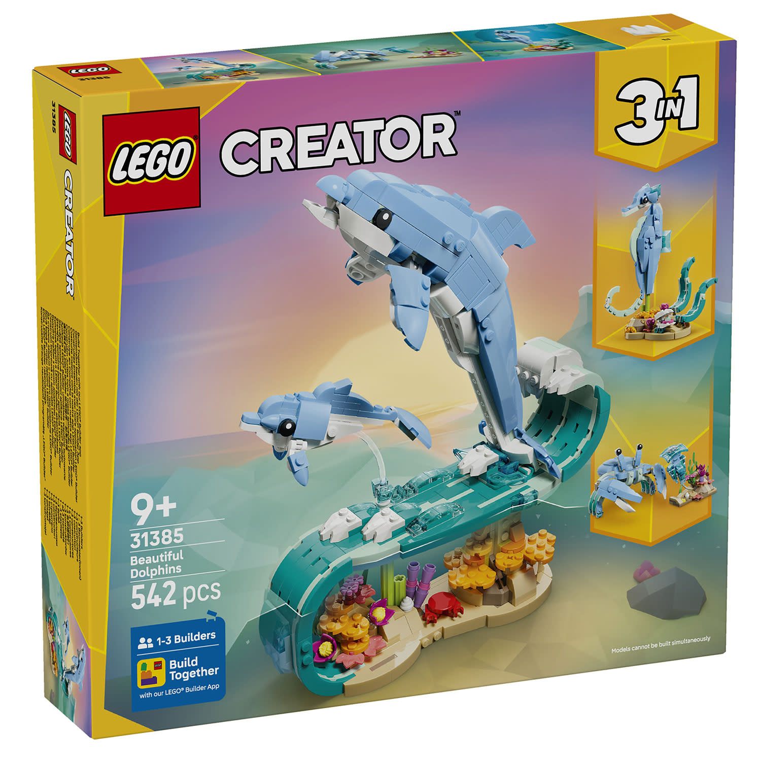 LEGO 31385 Sea Animals: Beautiful Dolphins
