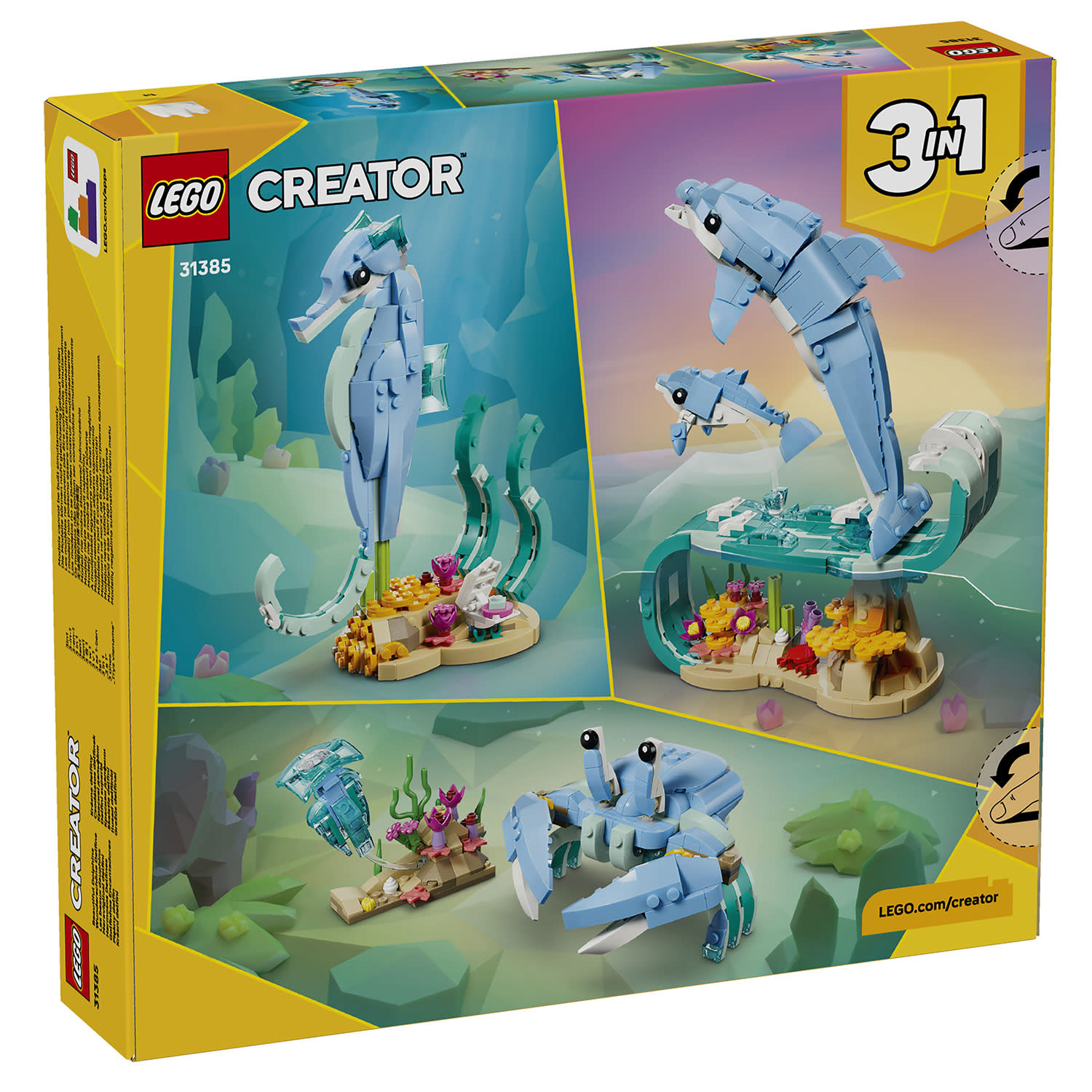 Κάνε κλικ για να δεις την εικόνα 6 του LEGO 31385 Sea Animals: Beautiful Dolphins