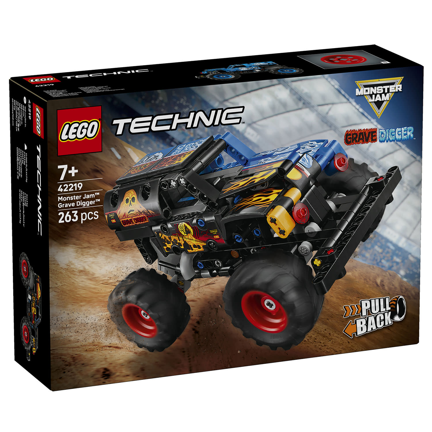 LEGO 42219 Monster Jam™ Grave Digger™ Fire And Ice
